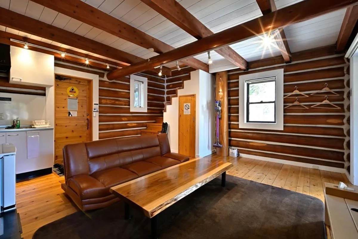 Living room in LOG HOUSE at Shima