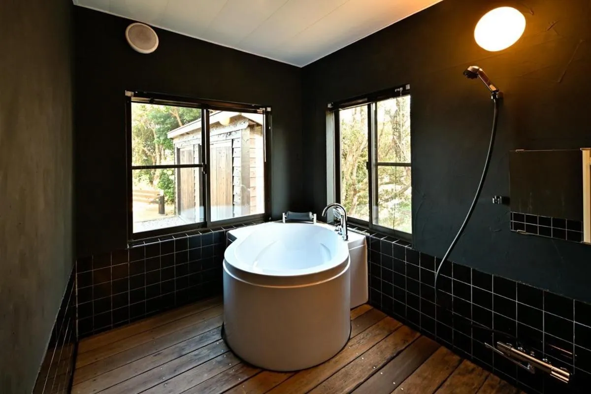 Bathroom in LOG HOUSE at Shima