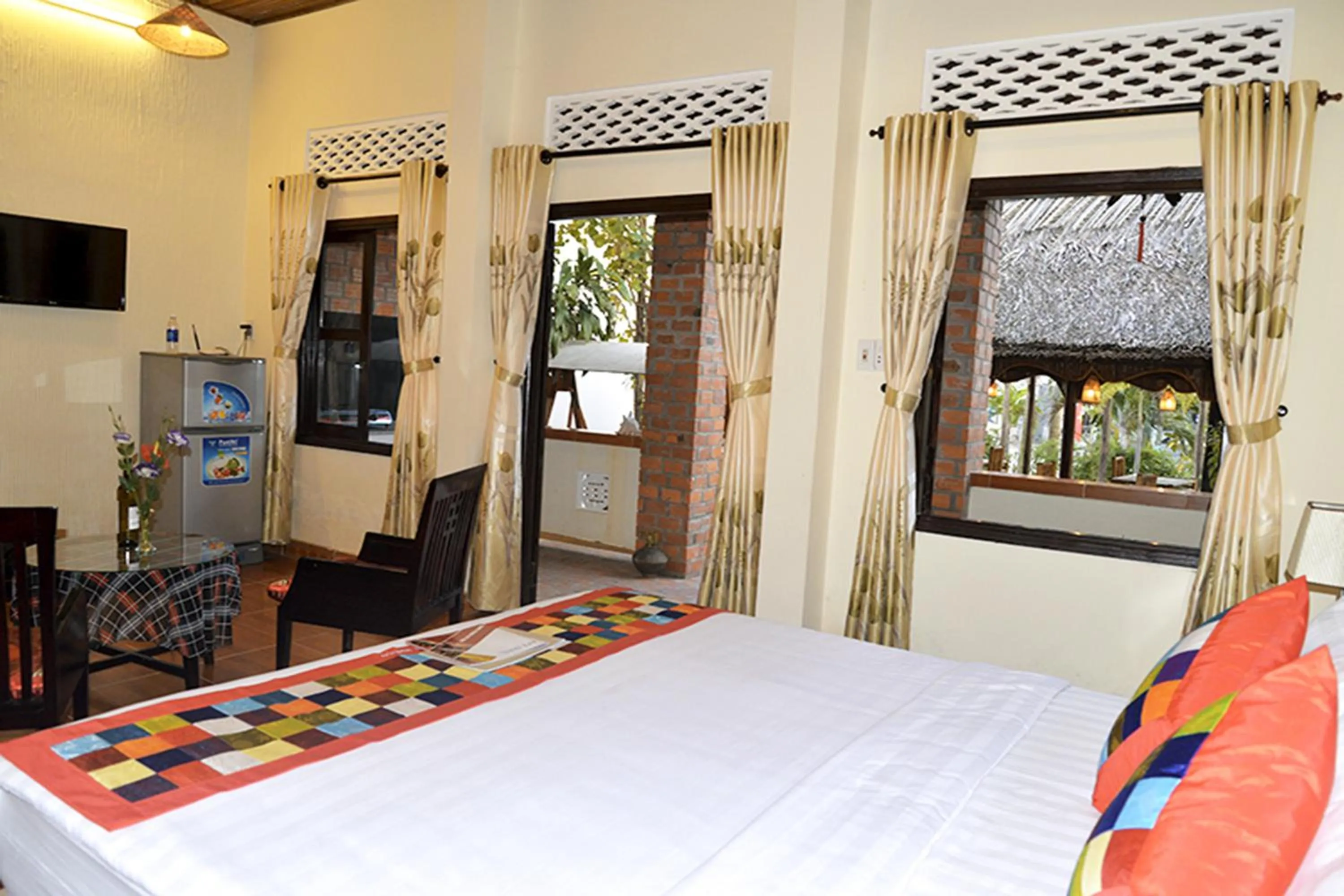 Bed in Bamboo Garden Homestay