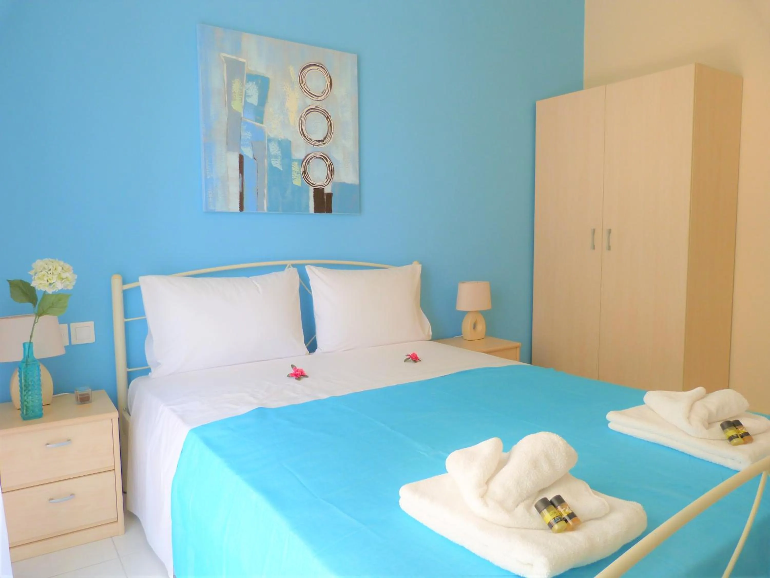 Bed in Azure Beach Villas