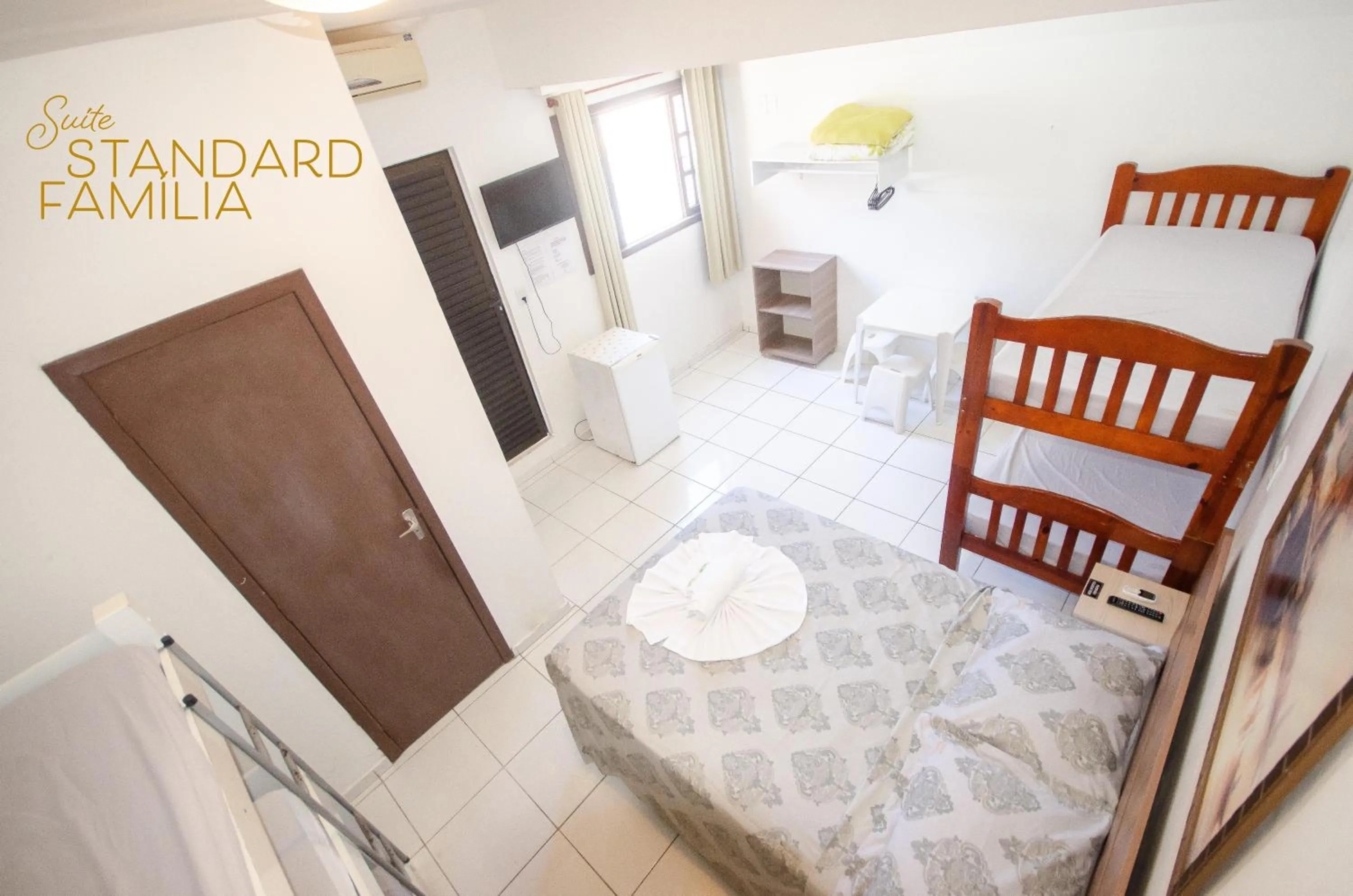 Bed in Pousada Juliane