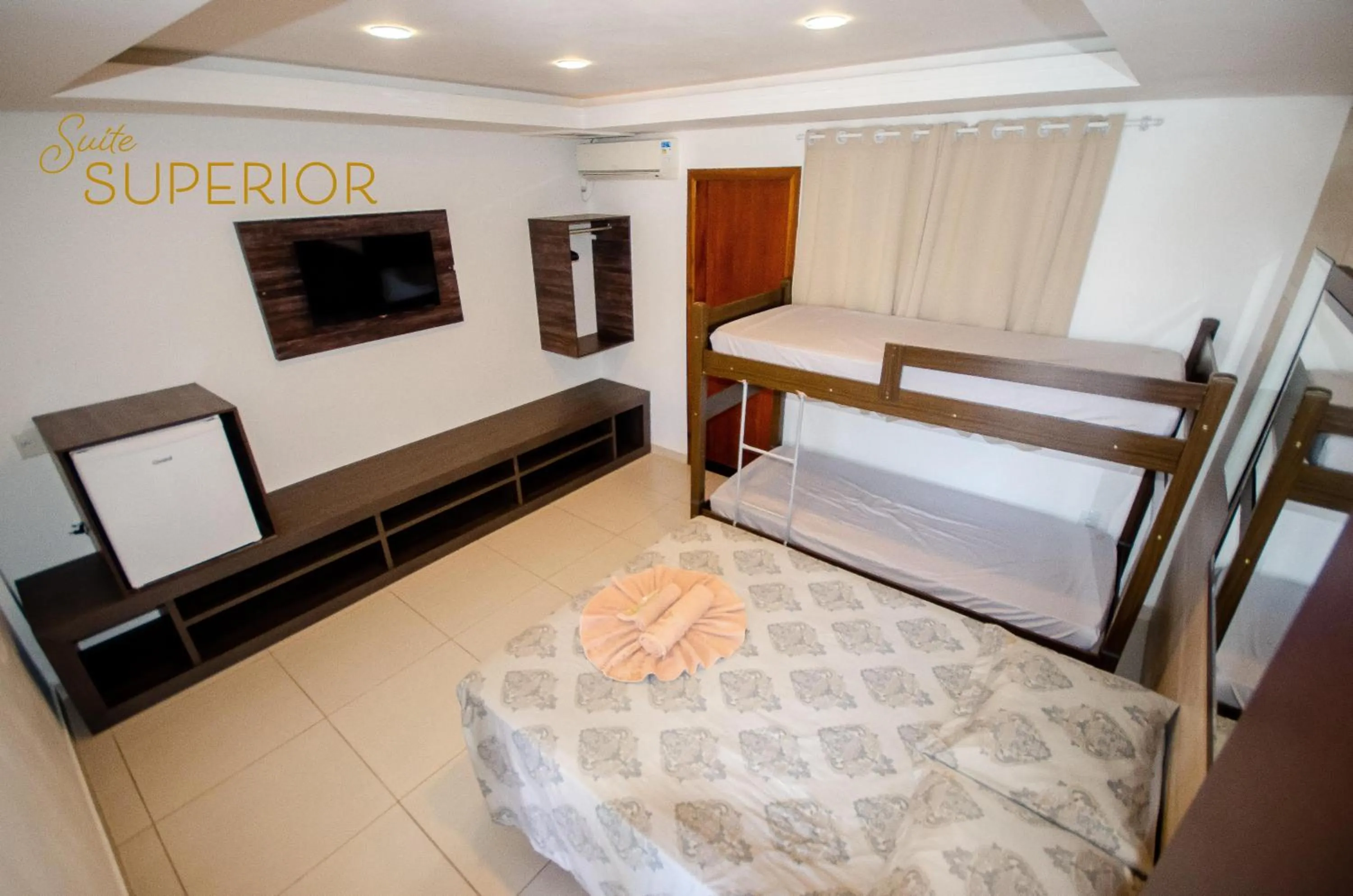 Bed in Pousada Juliane