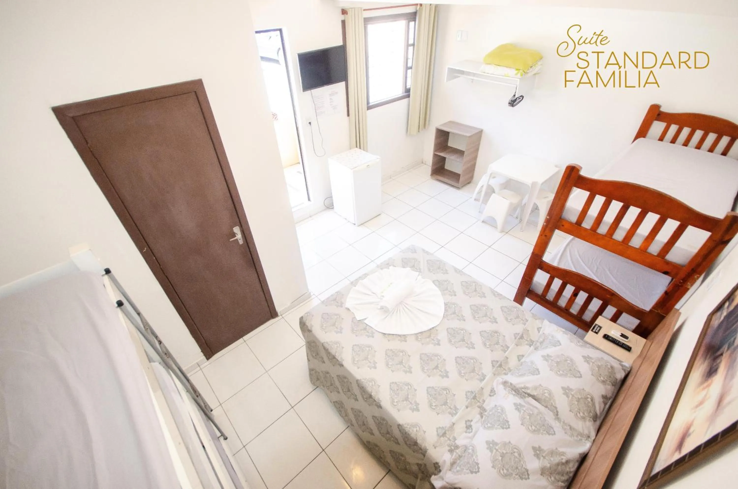 Bed in Pousada Juliane