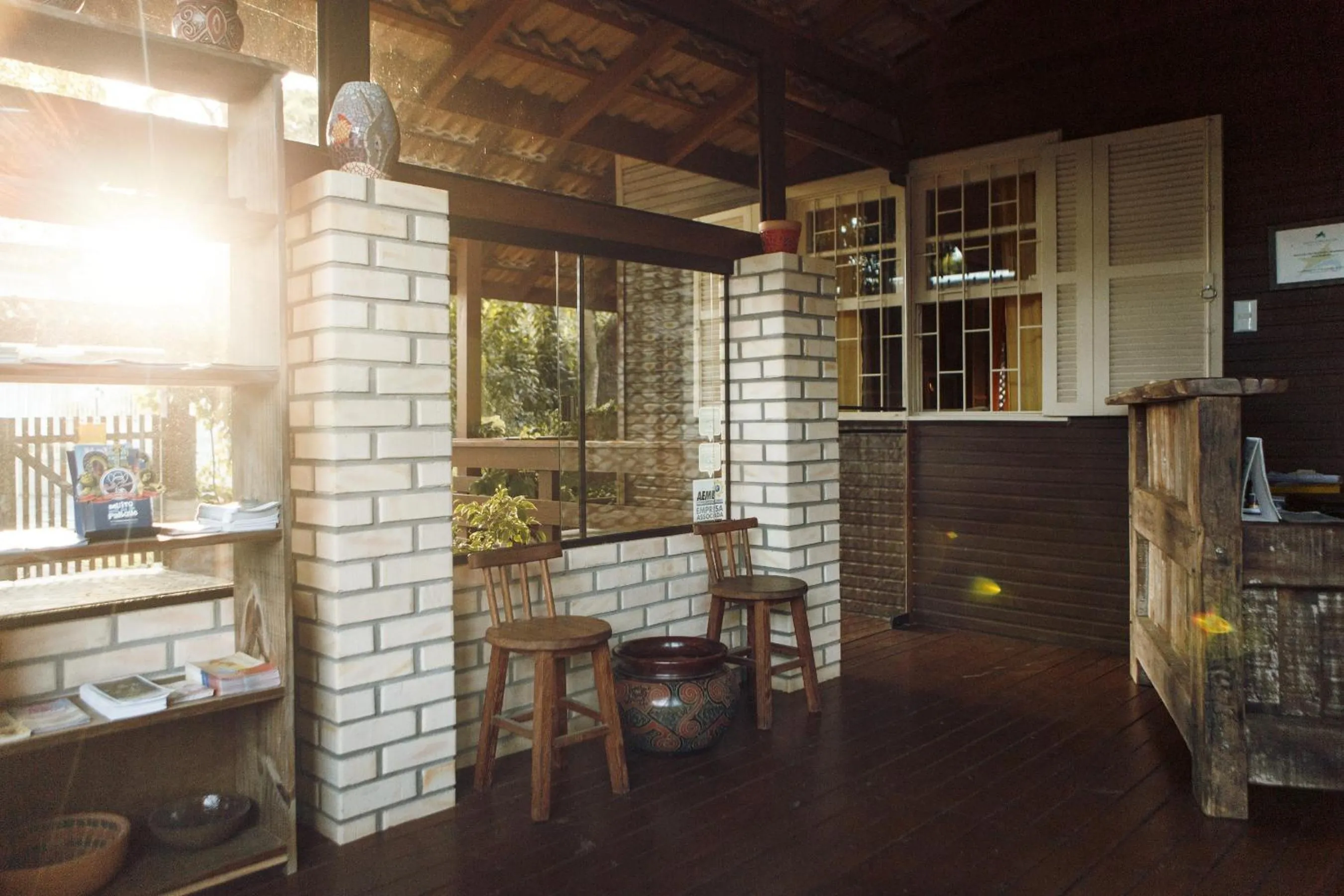 Lobby or reception in Pousada do Francês