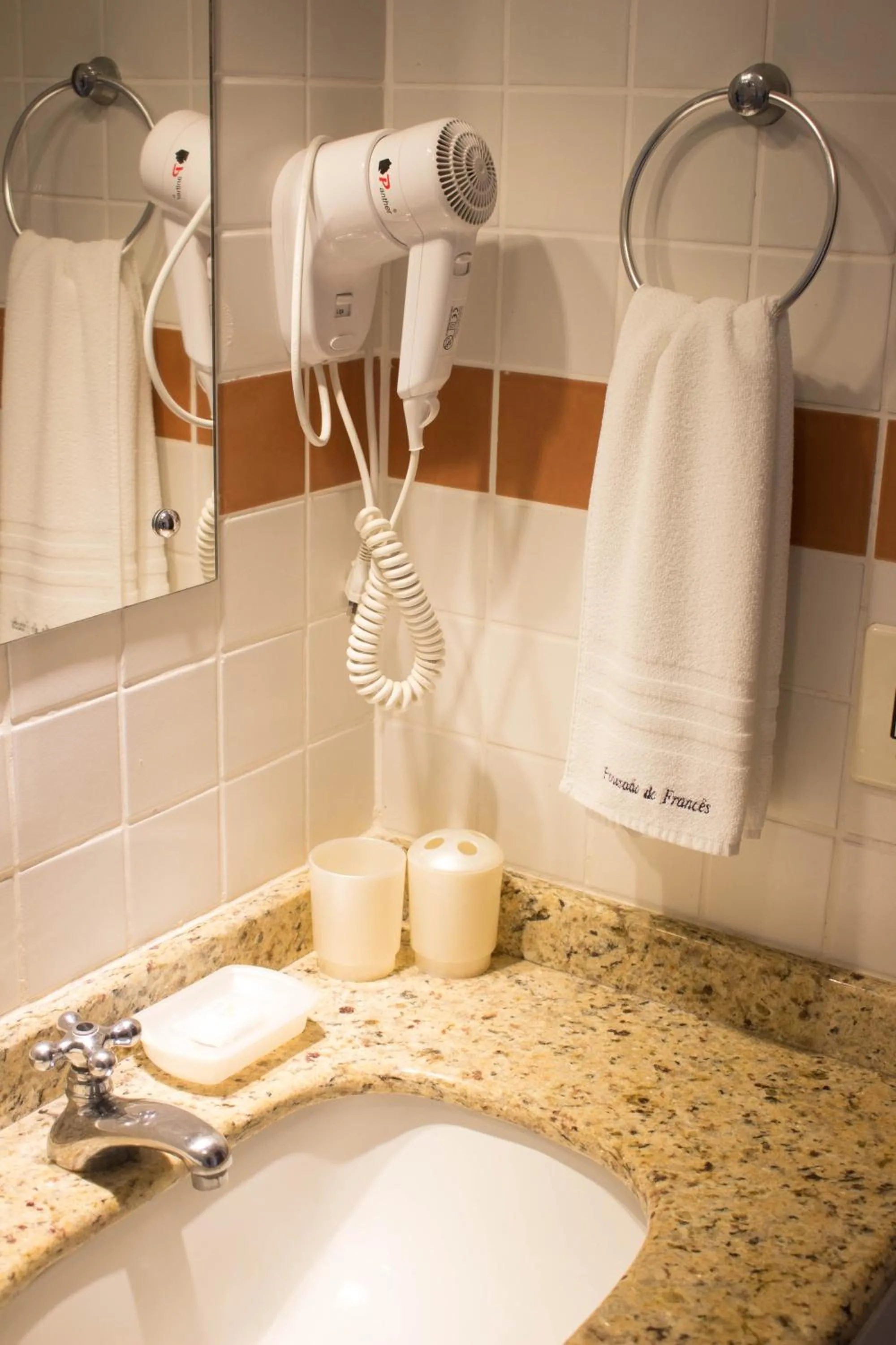 Bathroom in Pousada do Francês