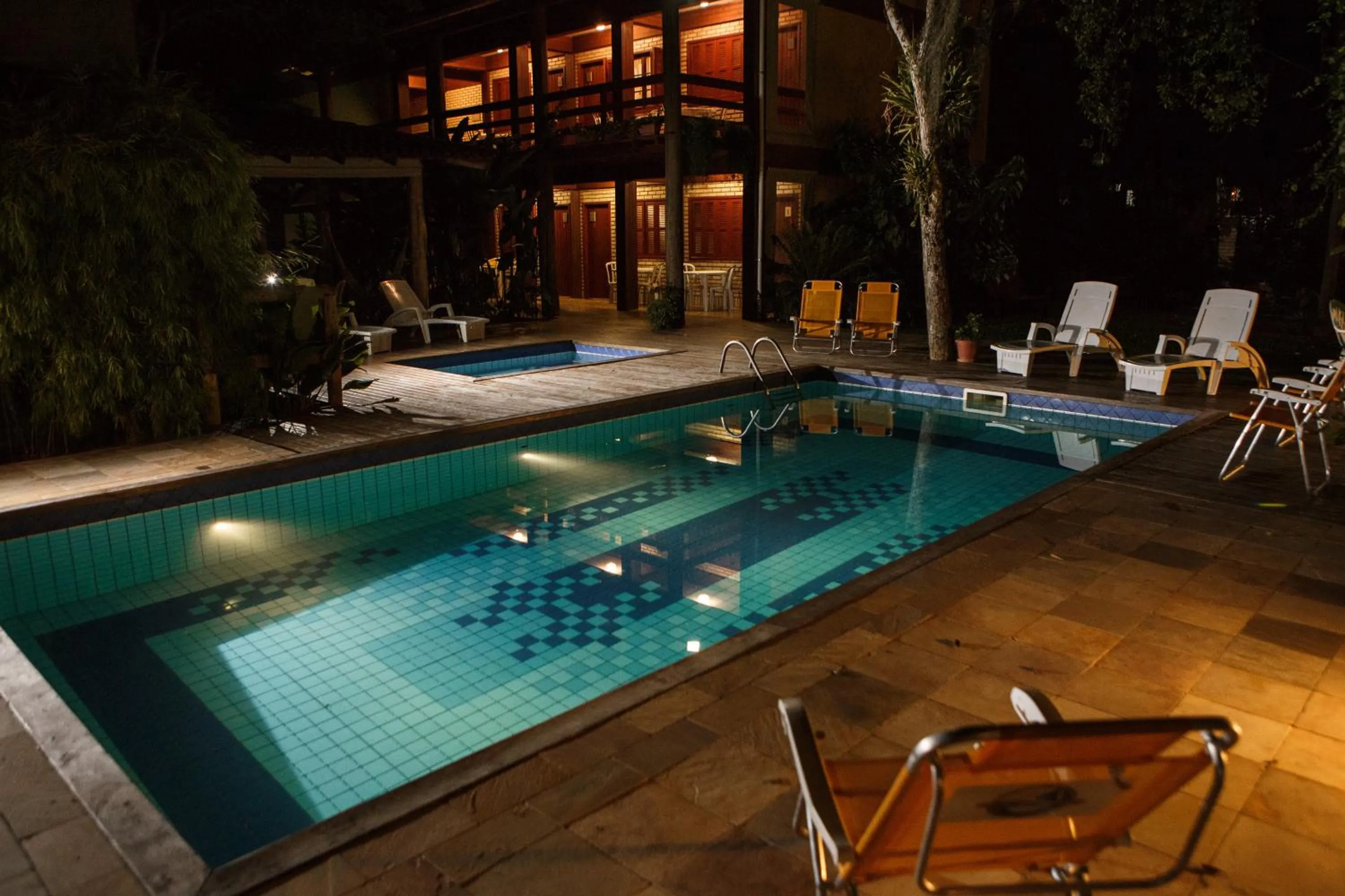 Pool view in Pousada do Francês