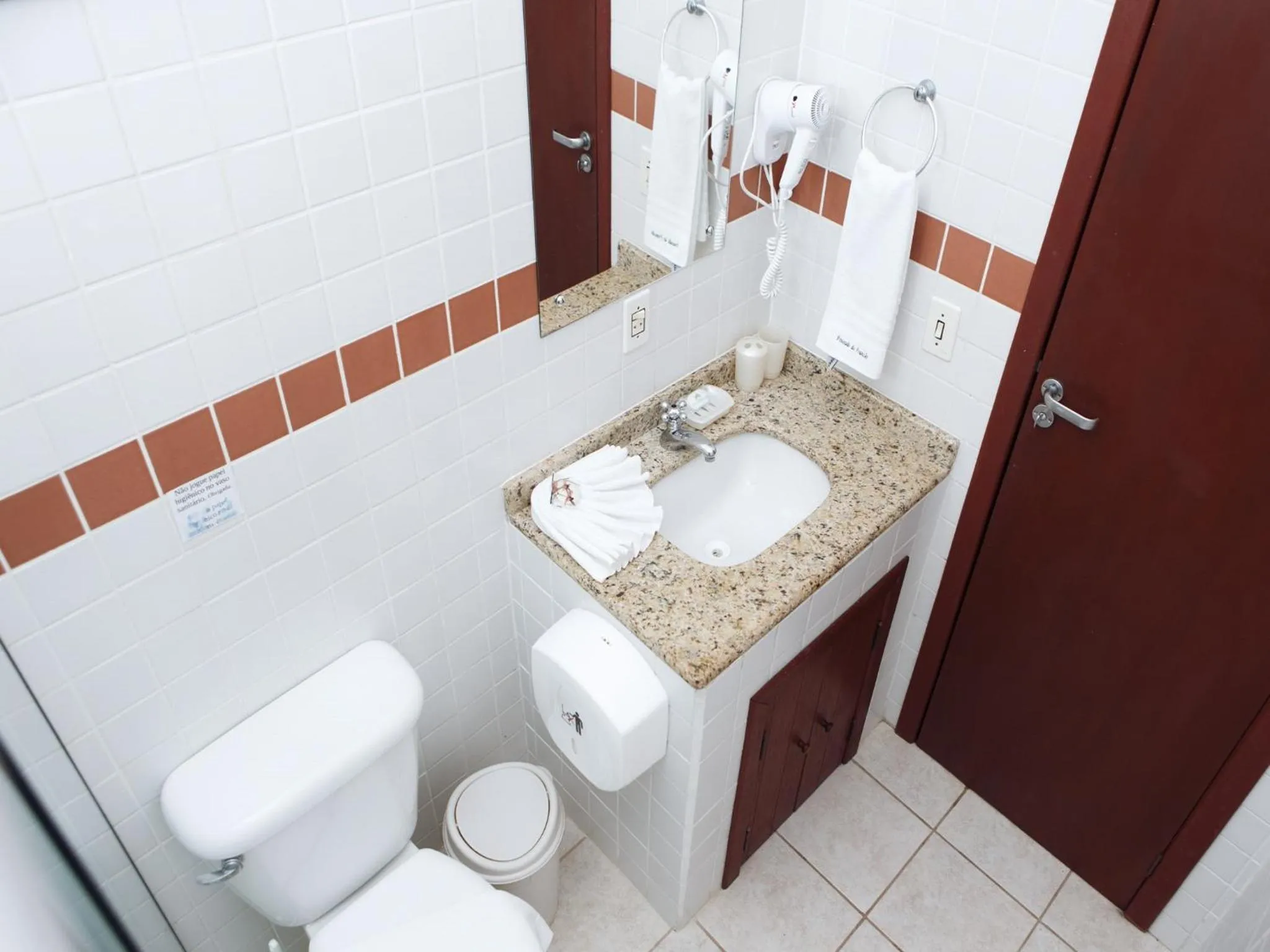 Bathroom in Pousada do Francês
