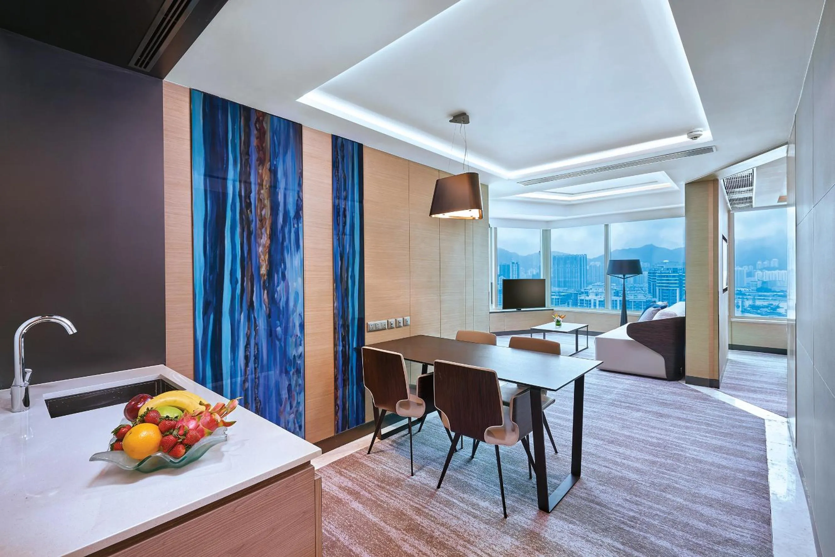 Living room in Harbour Grand Kowloon