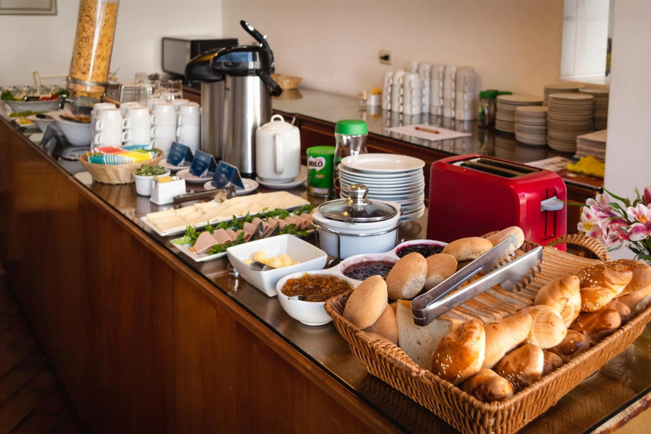 Buffet breakfast in La Casa de Fray Bartolome