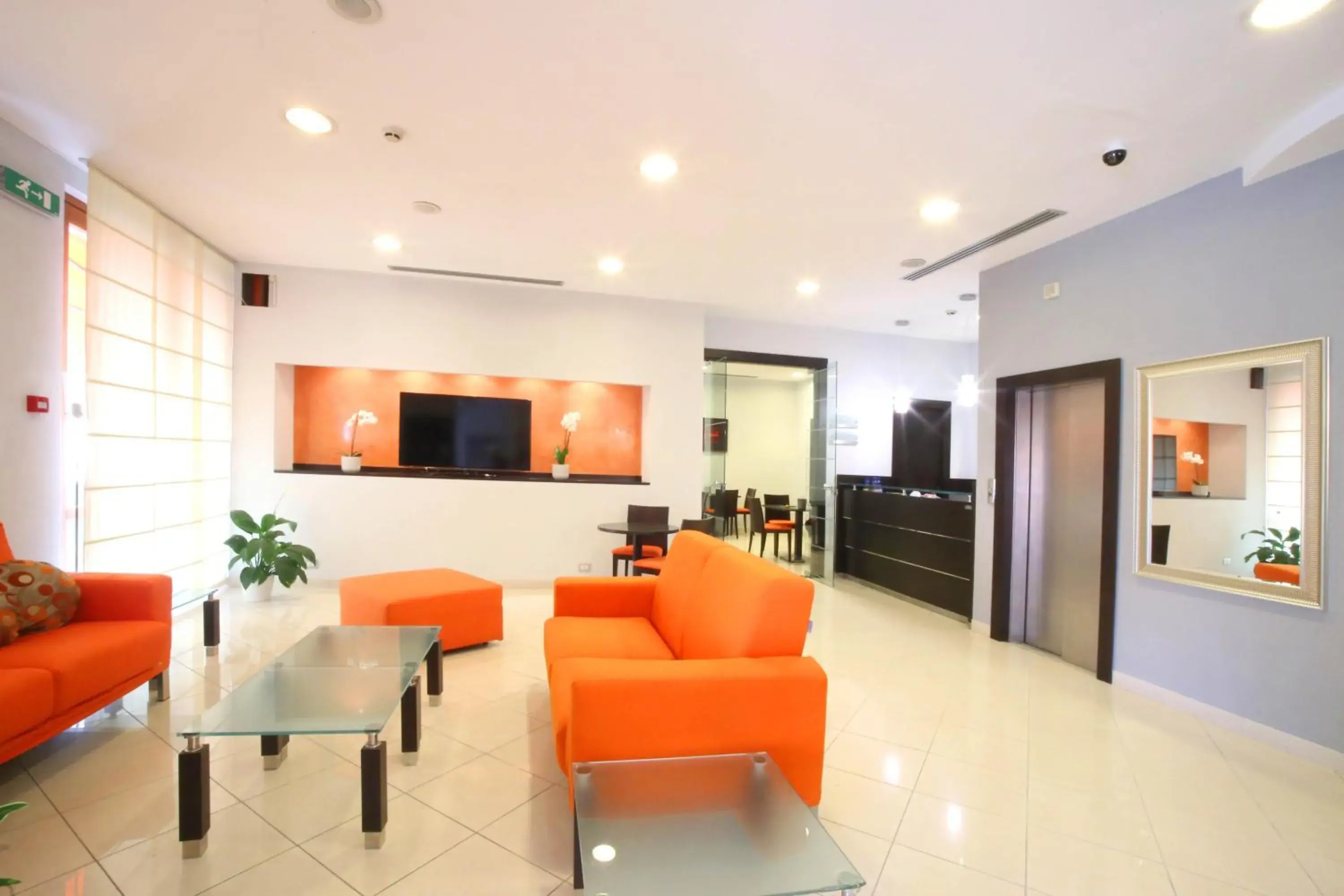 Lobby or reception in Albergo Cantiani Lobby or reception in Albergo Cantiani