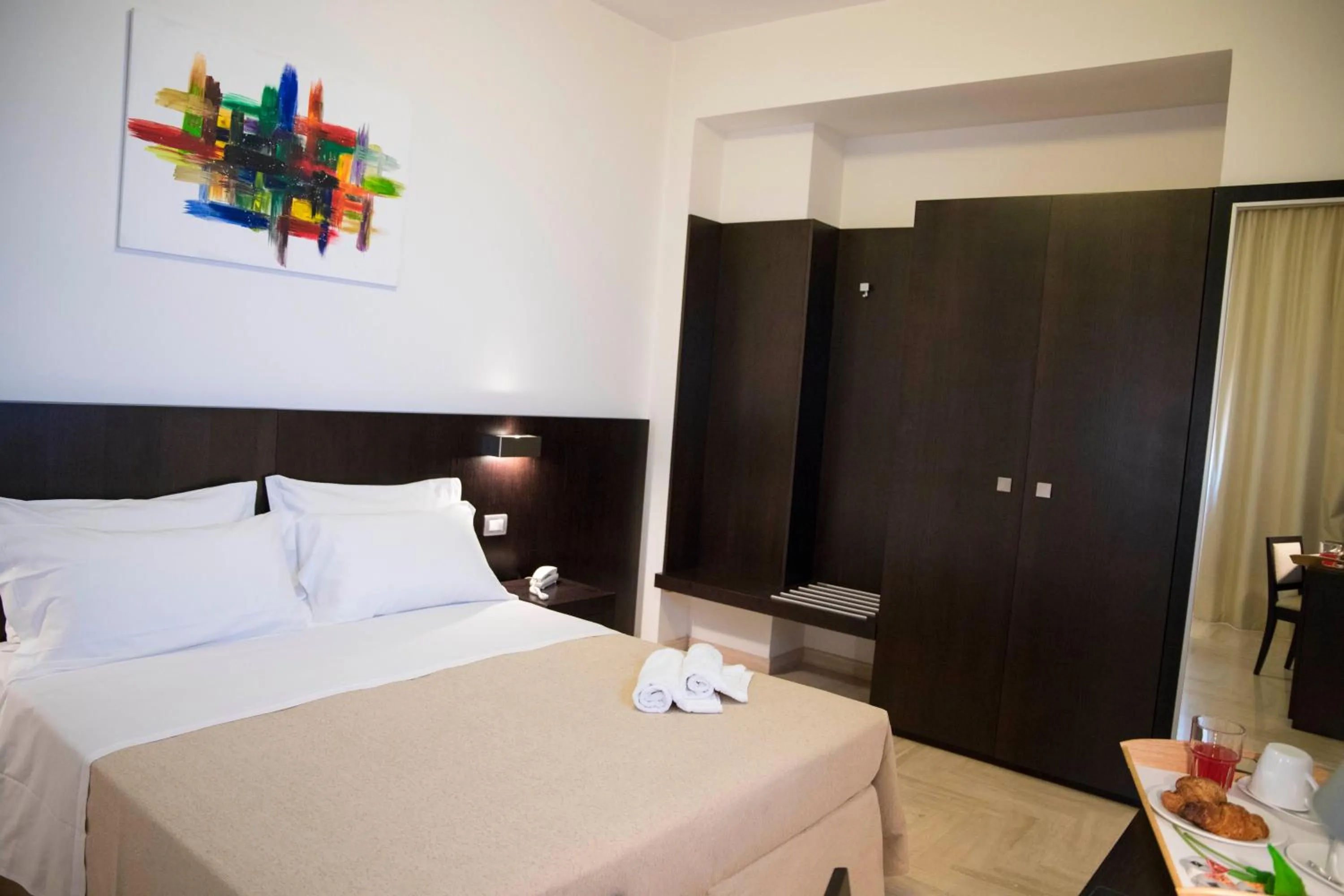 Bed in Albergo Cantiani