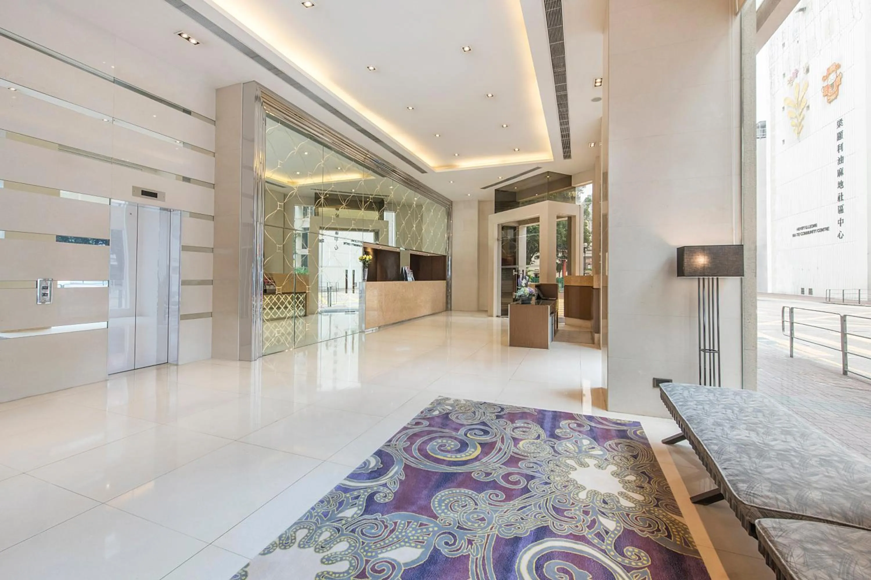 Lobby or reception in Silka Seaview Hotel