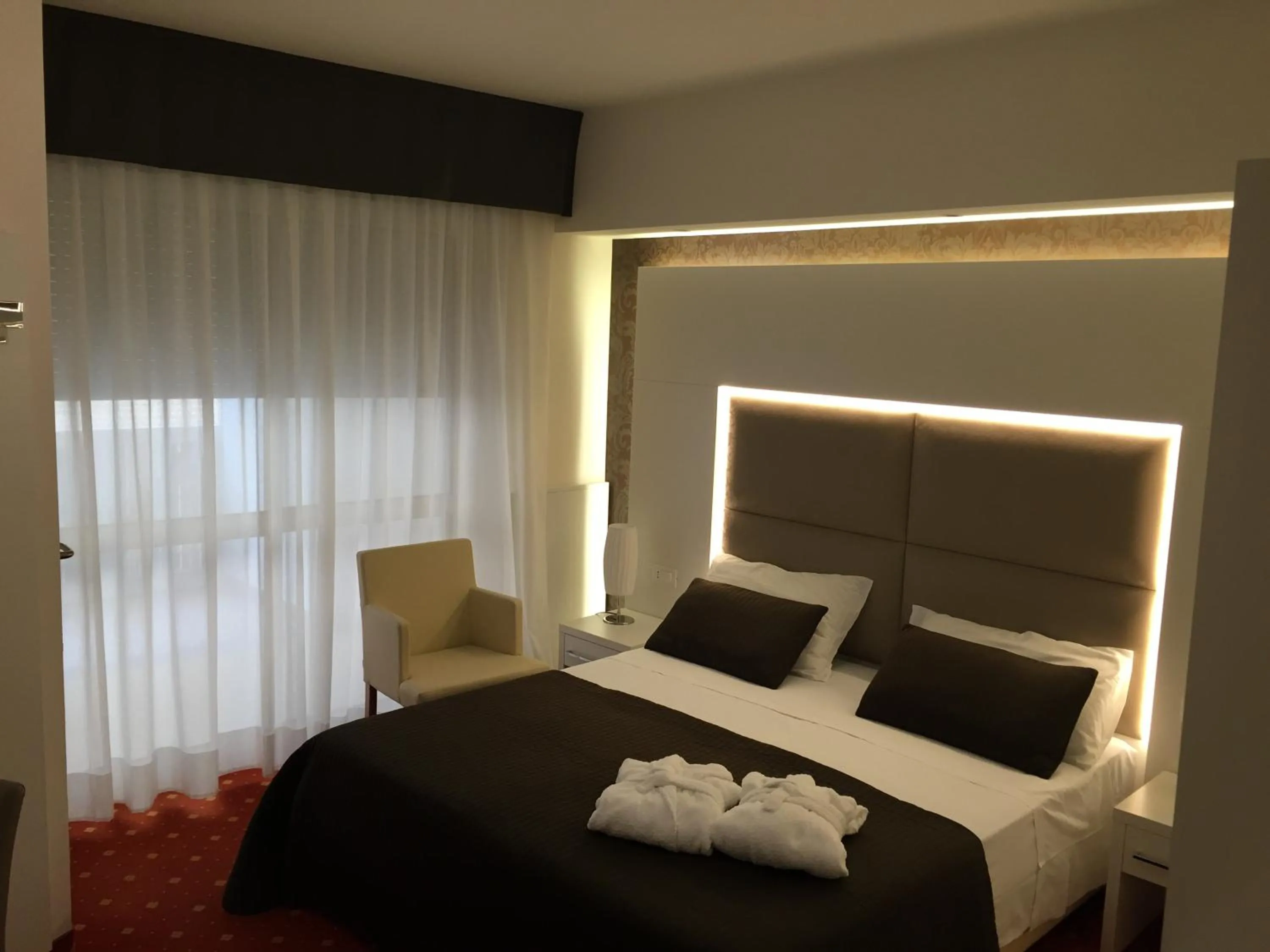 Bedroom, Bed in Hotel Conca Verde