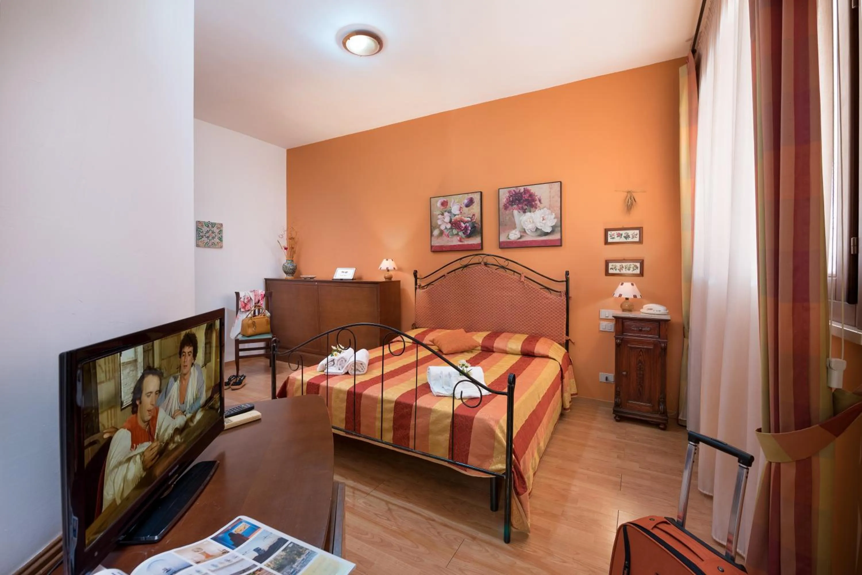 Bed in Hotel Halimeda