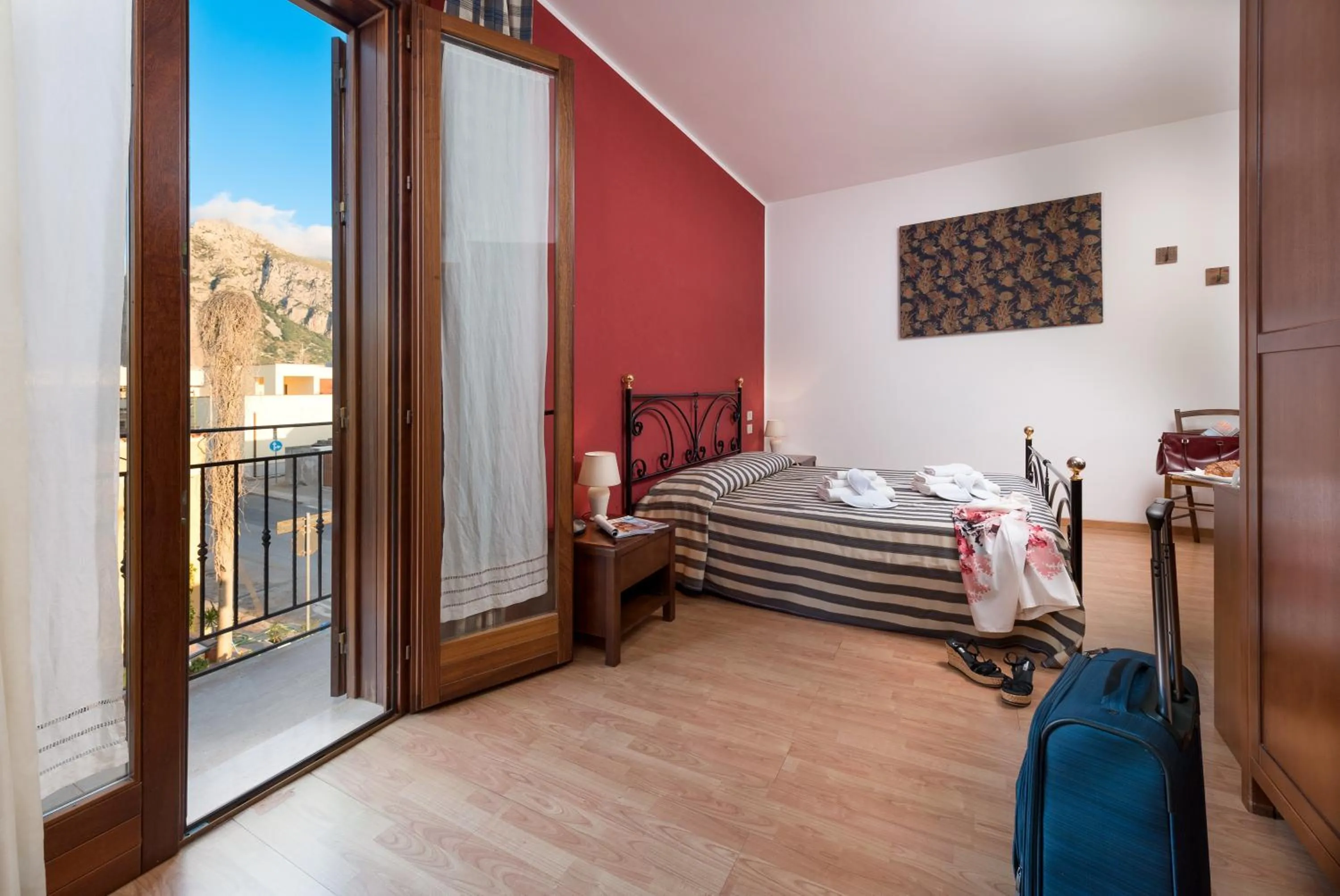 Bed in Hotel Halimeda