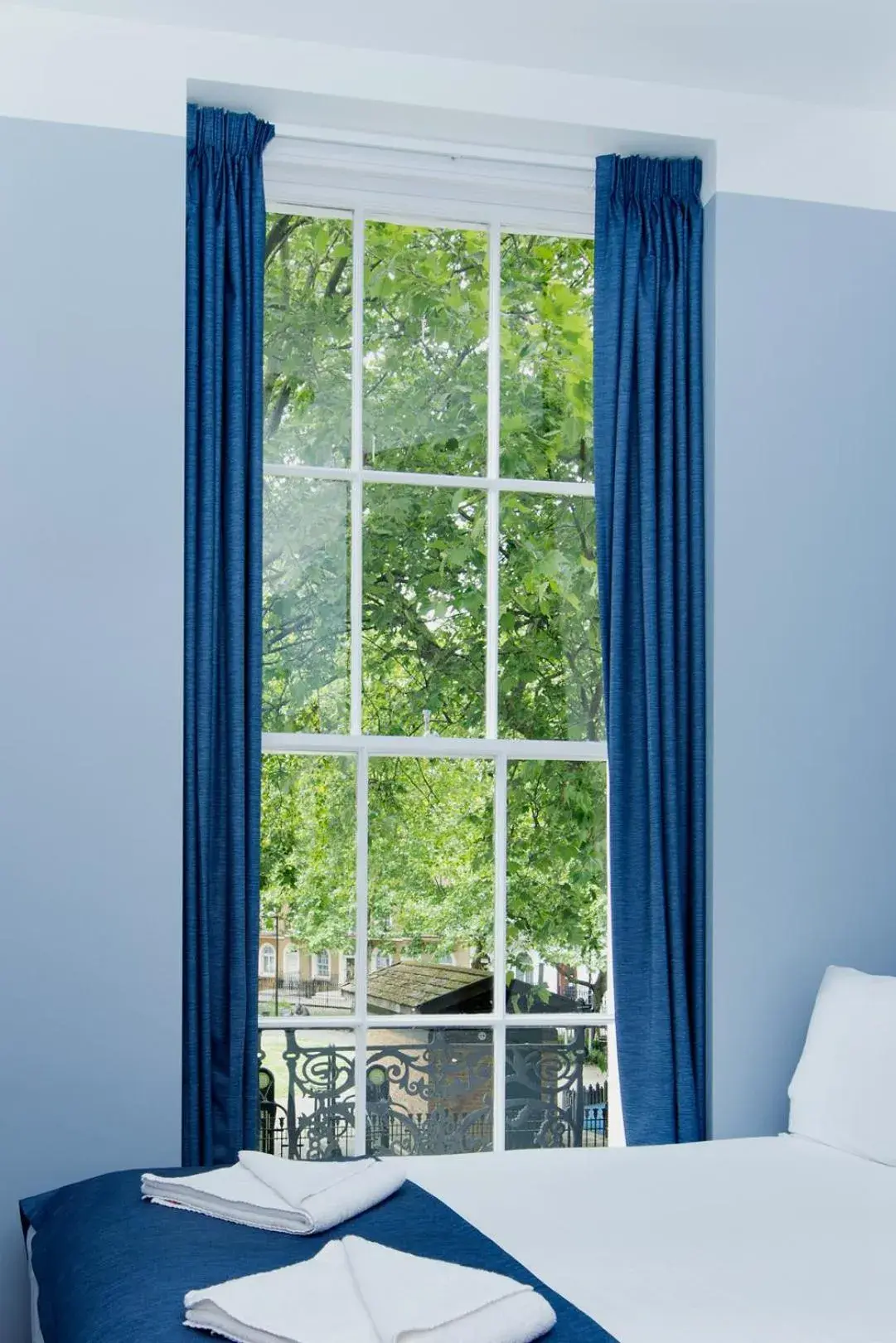 View (from property/room), Bed in Angus Hotel View (from property/room), Bed in Angus Hotel