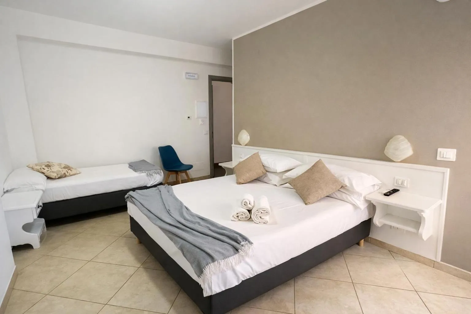 Bed in Hotel Residence Turium