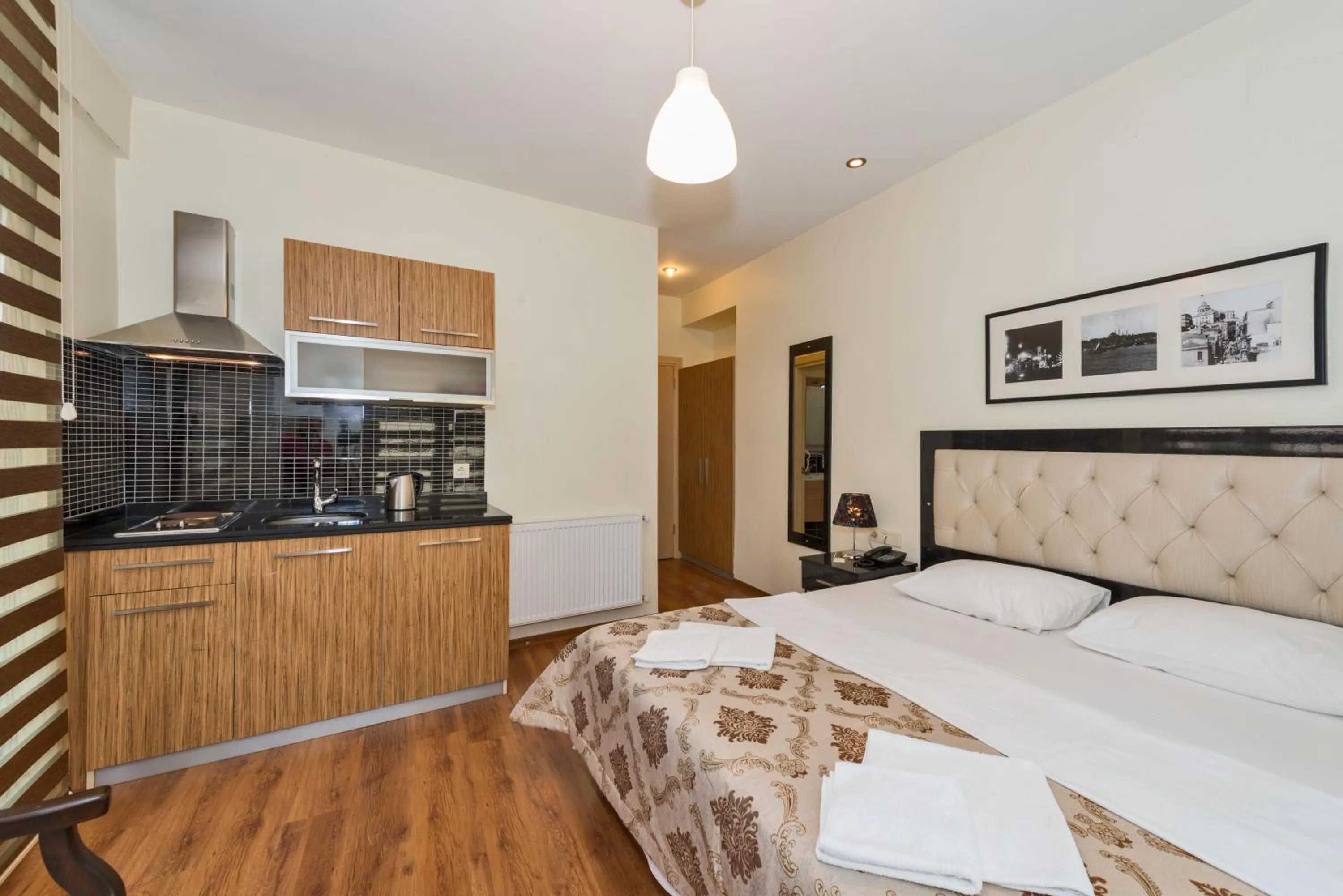 Decorative detail, Bed in Invictum Residence