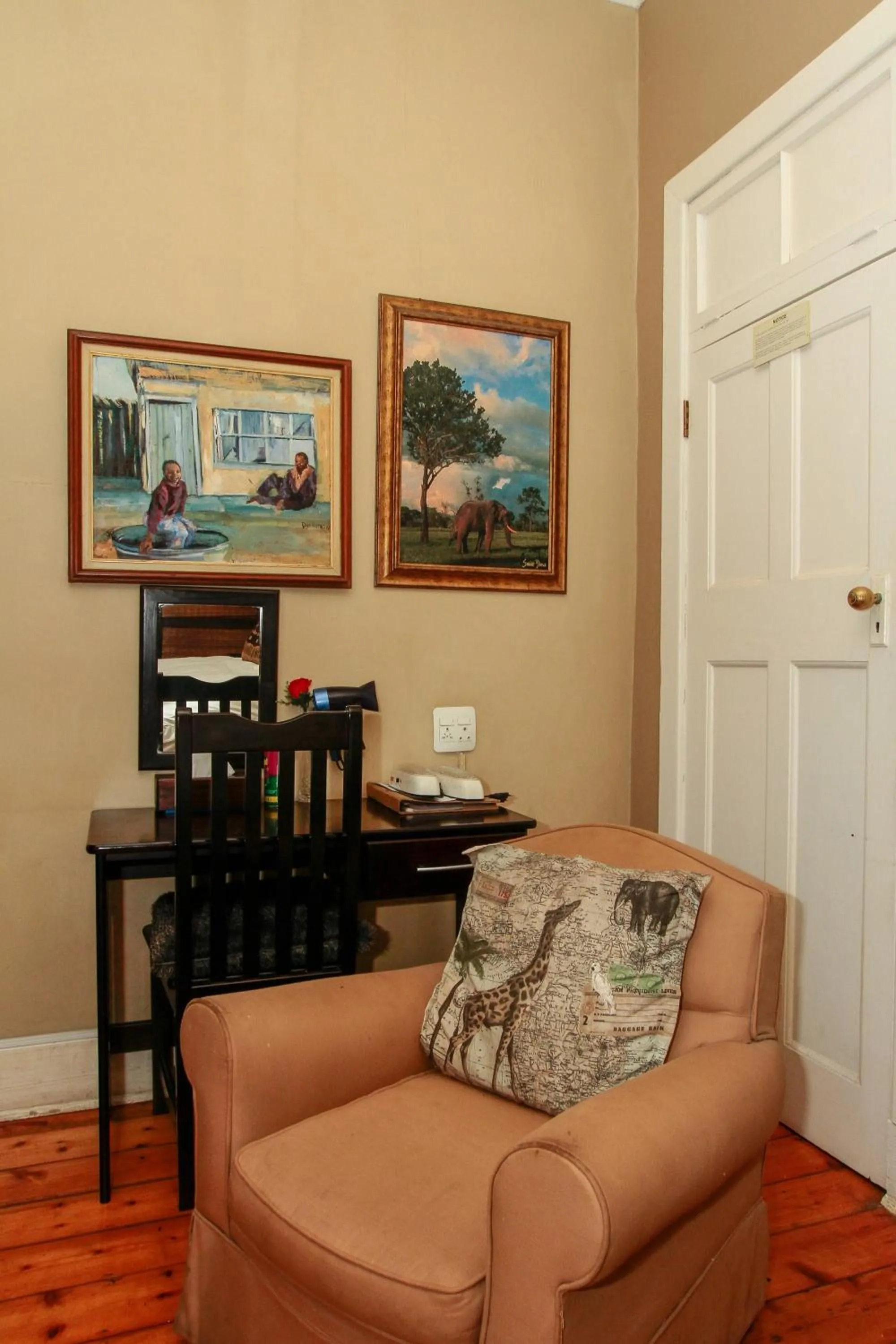 Seating area in Acorn B&B in Durban