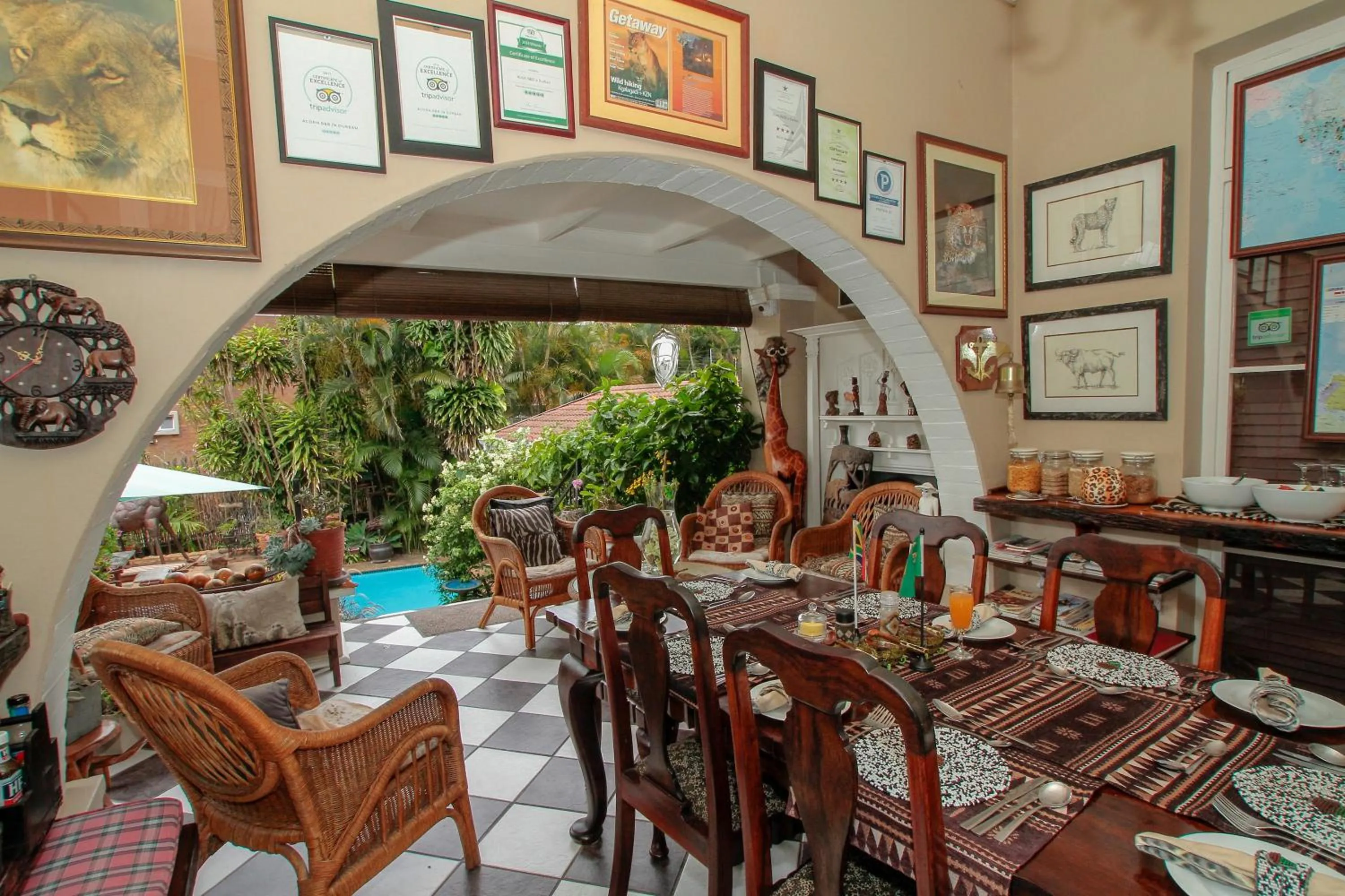 Living room in Acorn B&B in Durban