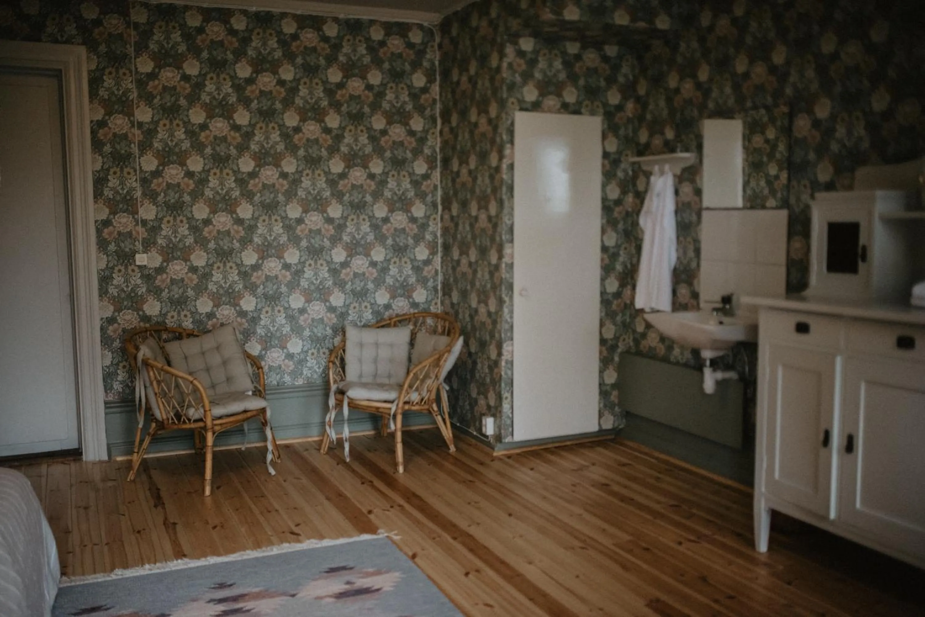 Seating area in Turistgården Särna