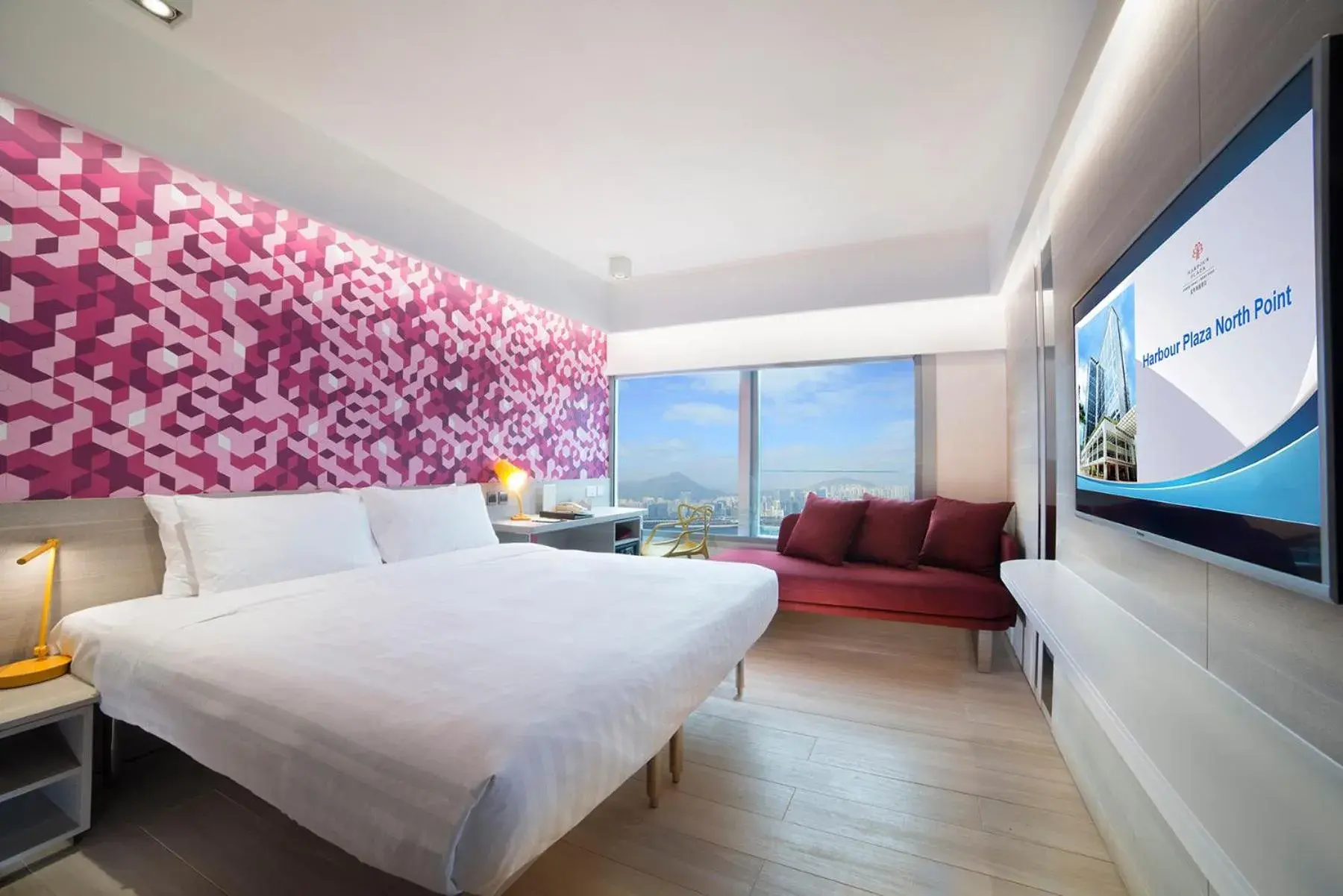 Bedroom, Bed in Harbour Plaza North Point Bedroom, Bed in Harbour Plaza North Point