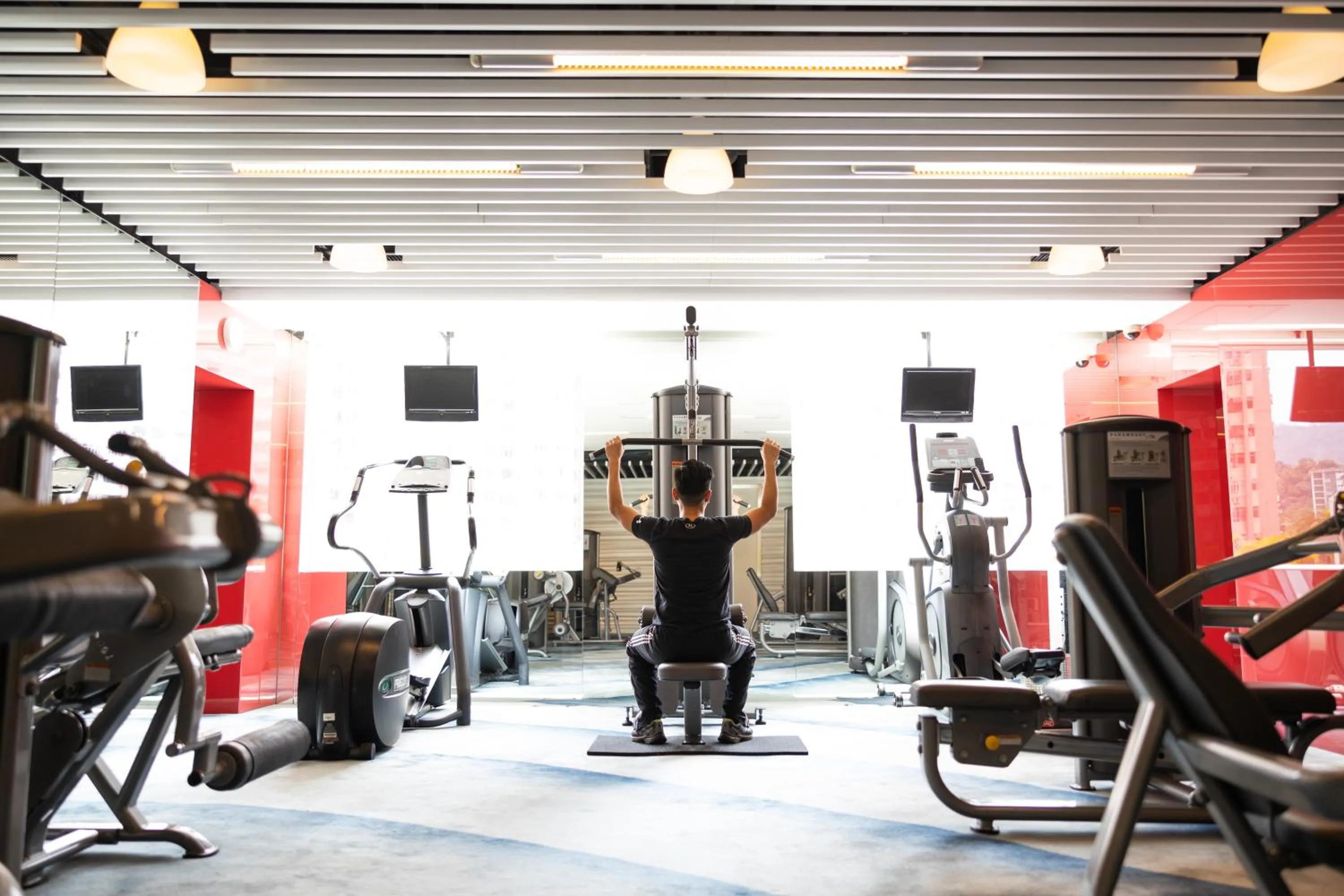 Fitness centre/facilities in Panda Hotel