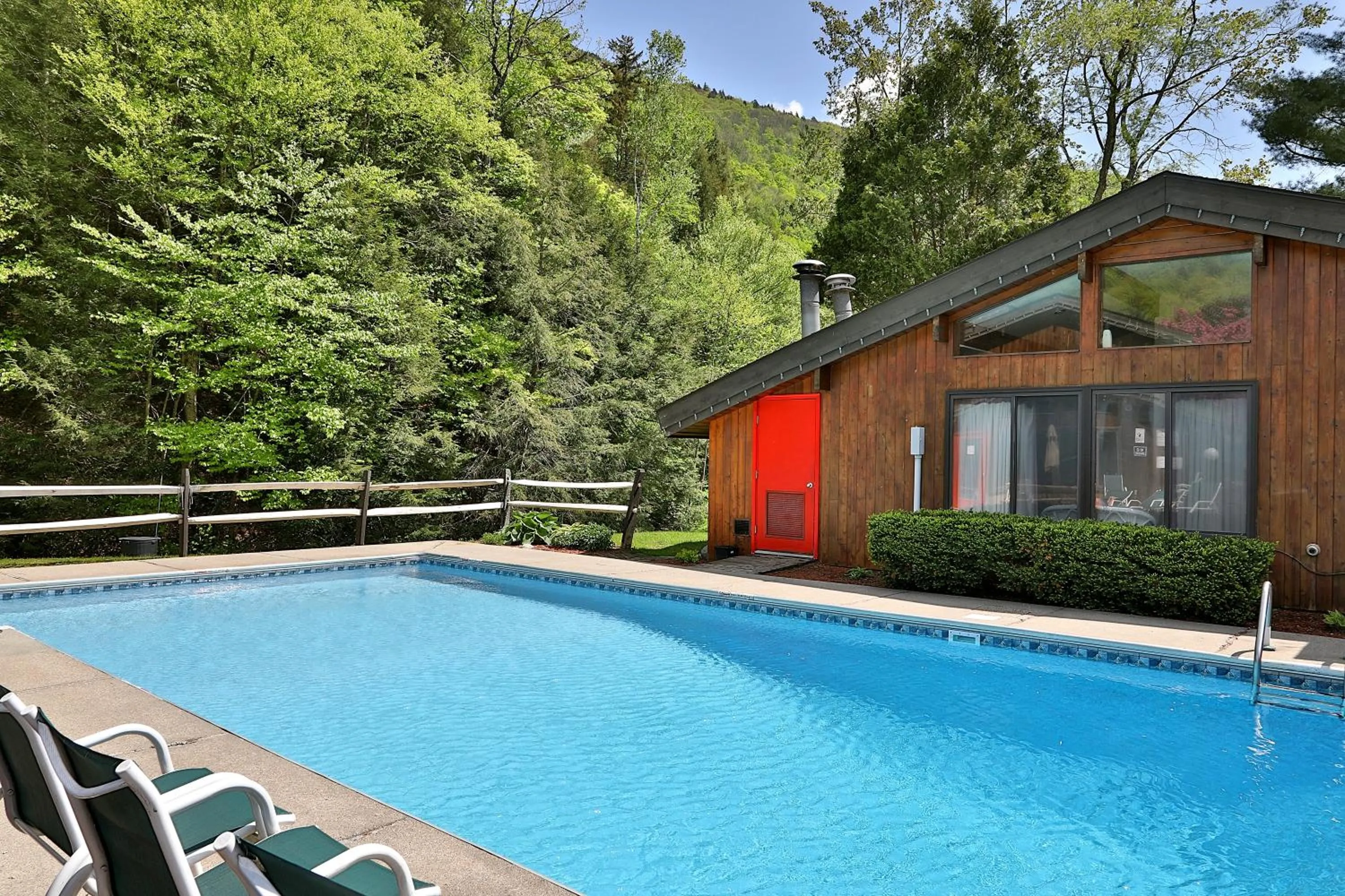 Swimming pool in Cedarbrook Queen Suite 103
