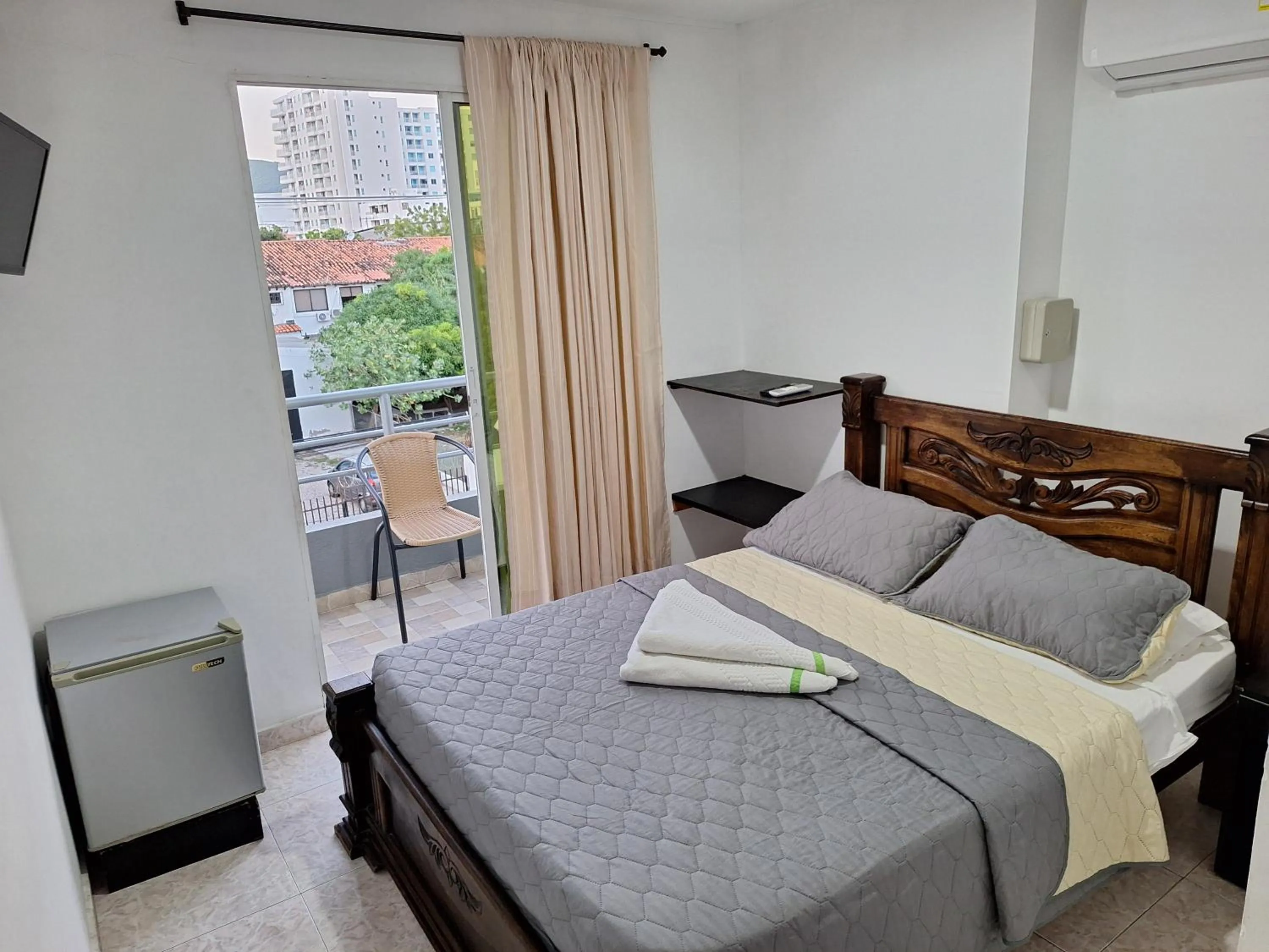 Bed in Apartahotel Tukasa Rodadero