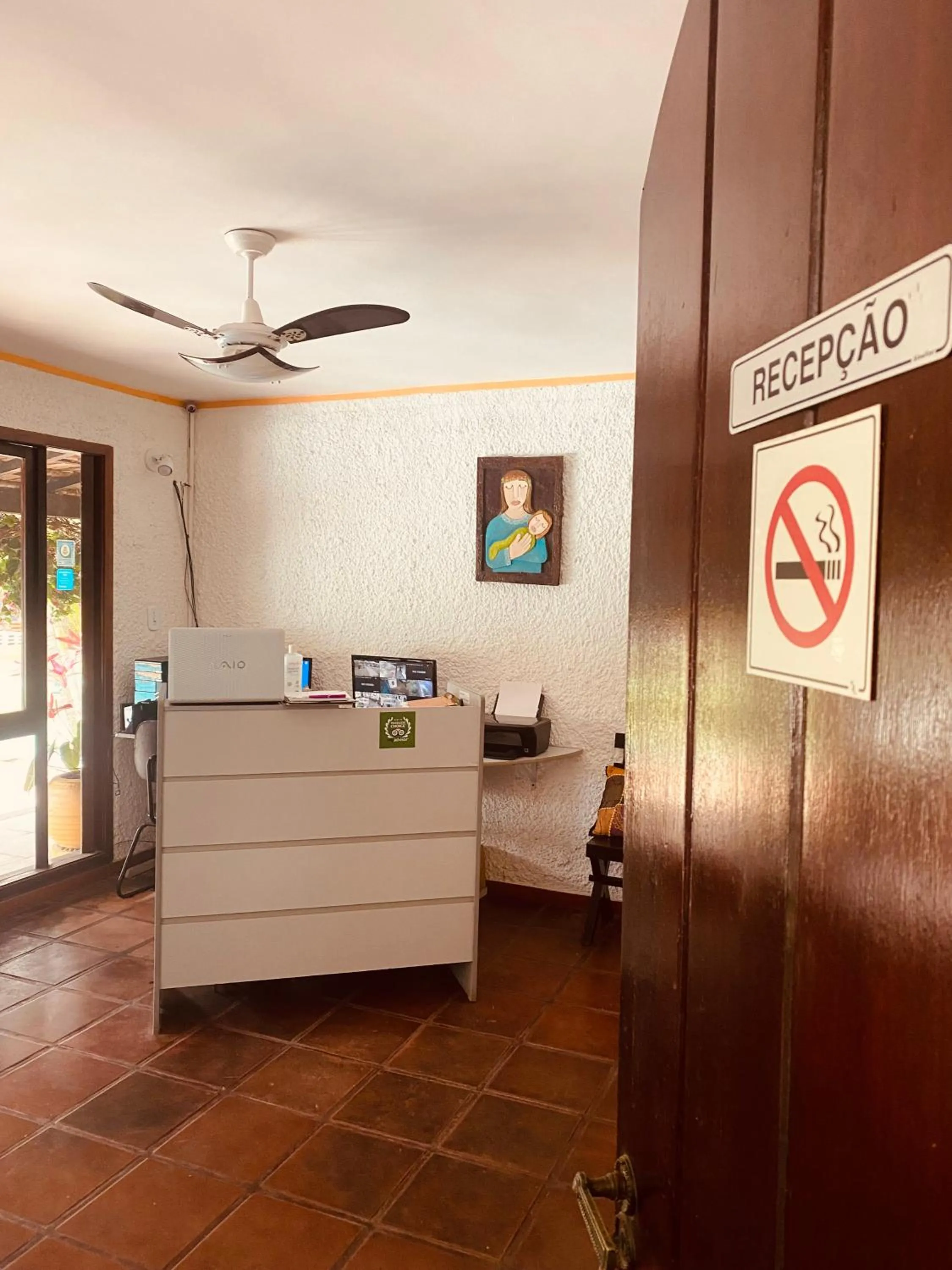 Lobby or reception in Pousada Chez Moi