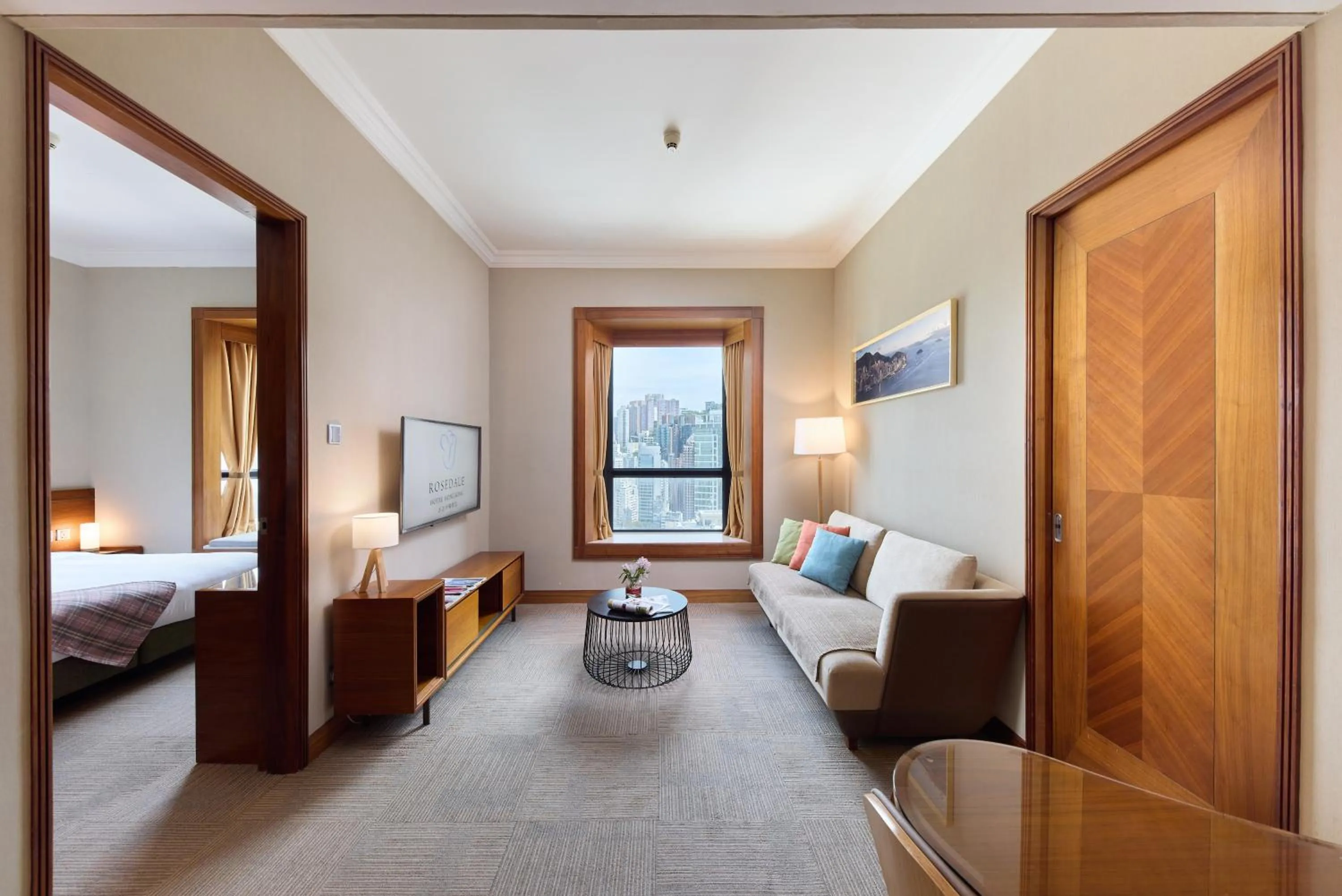 Bed in Rosedale Hotel Hong Kong