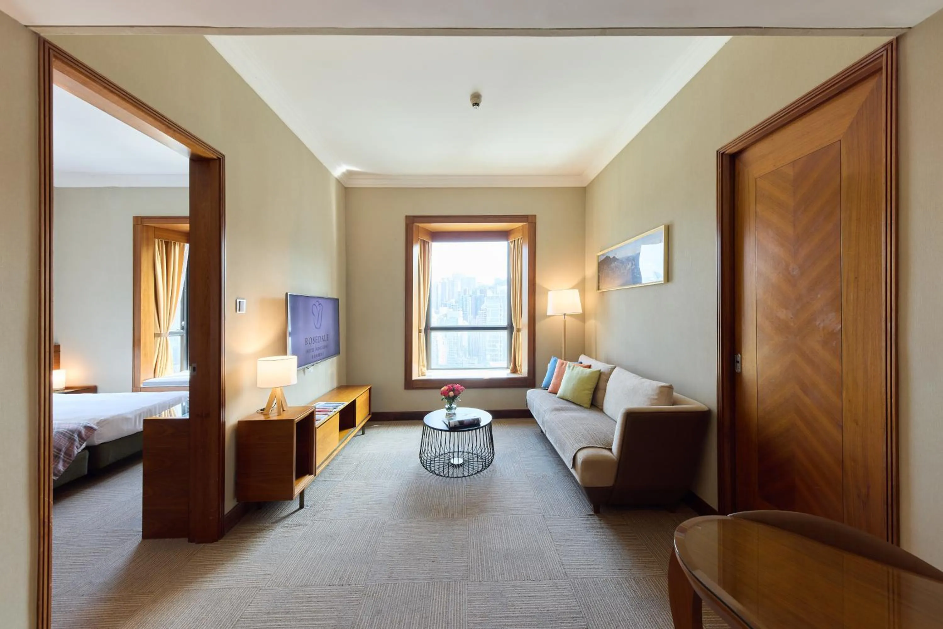 Bed in Rosedale Hotel Hong Kong