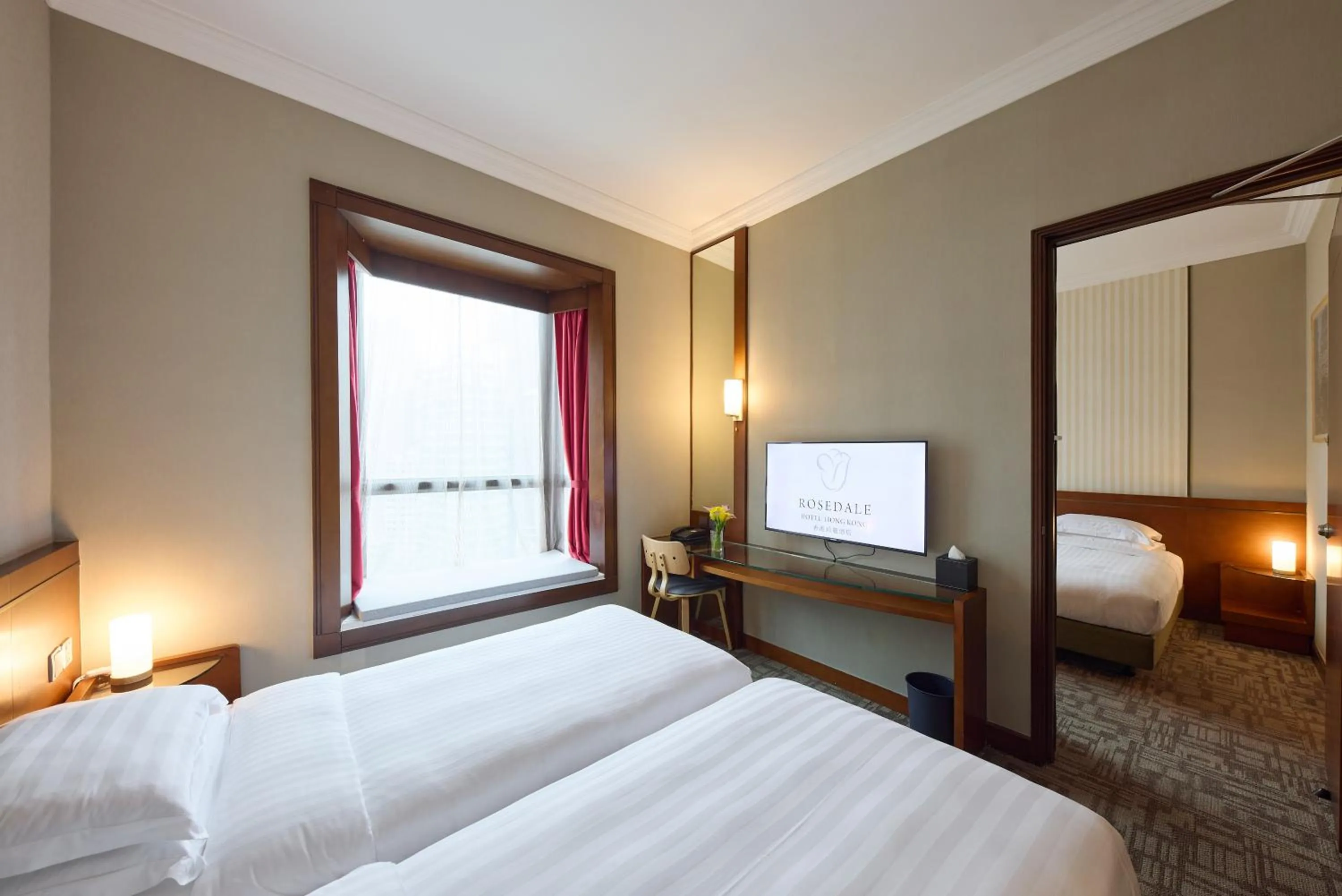 Bed in Rosedale Hotel Hong Kong