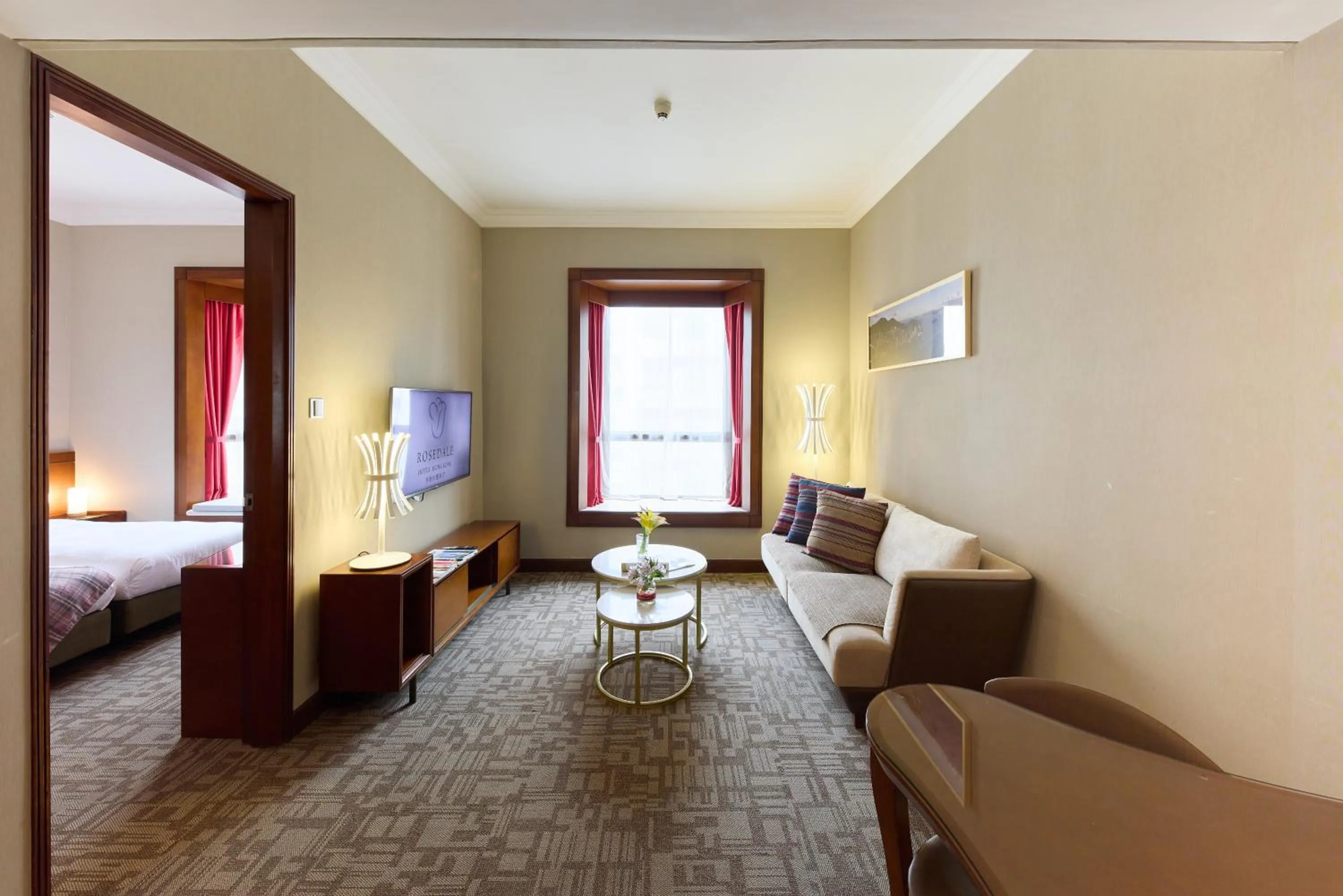 Bed in Rosedale Hotel Hong Kong