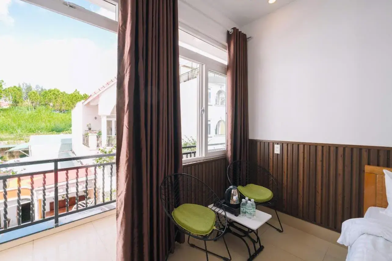 Balcony/Terrace, Bed in Cherry House Đà Lạt Balcony/Terrace, Bed in Cherry House Đà Lạt