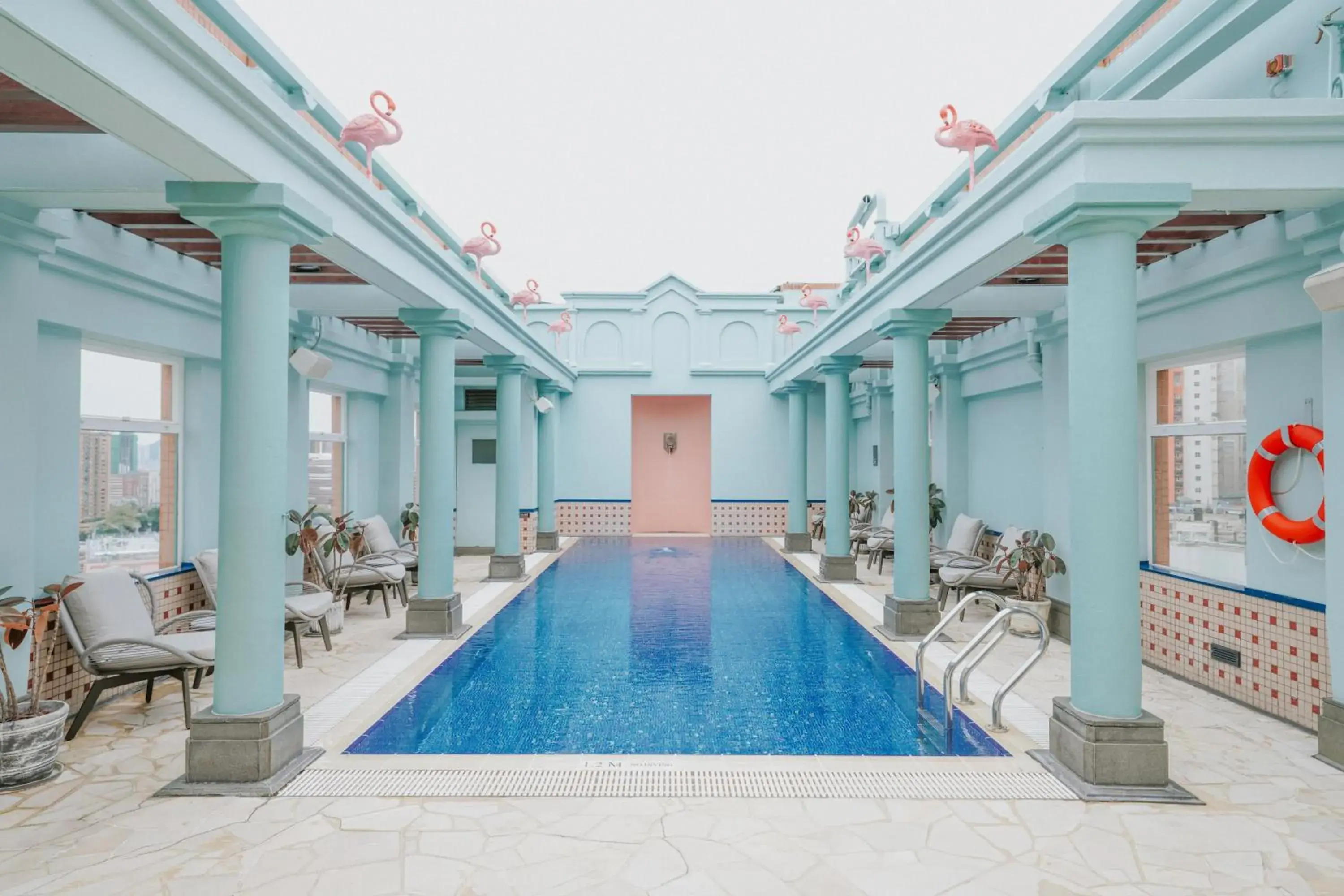 Pool view in Eaton HK Pool view in Eaton HK