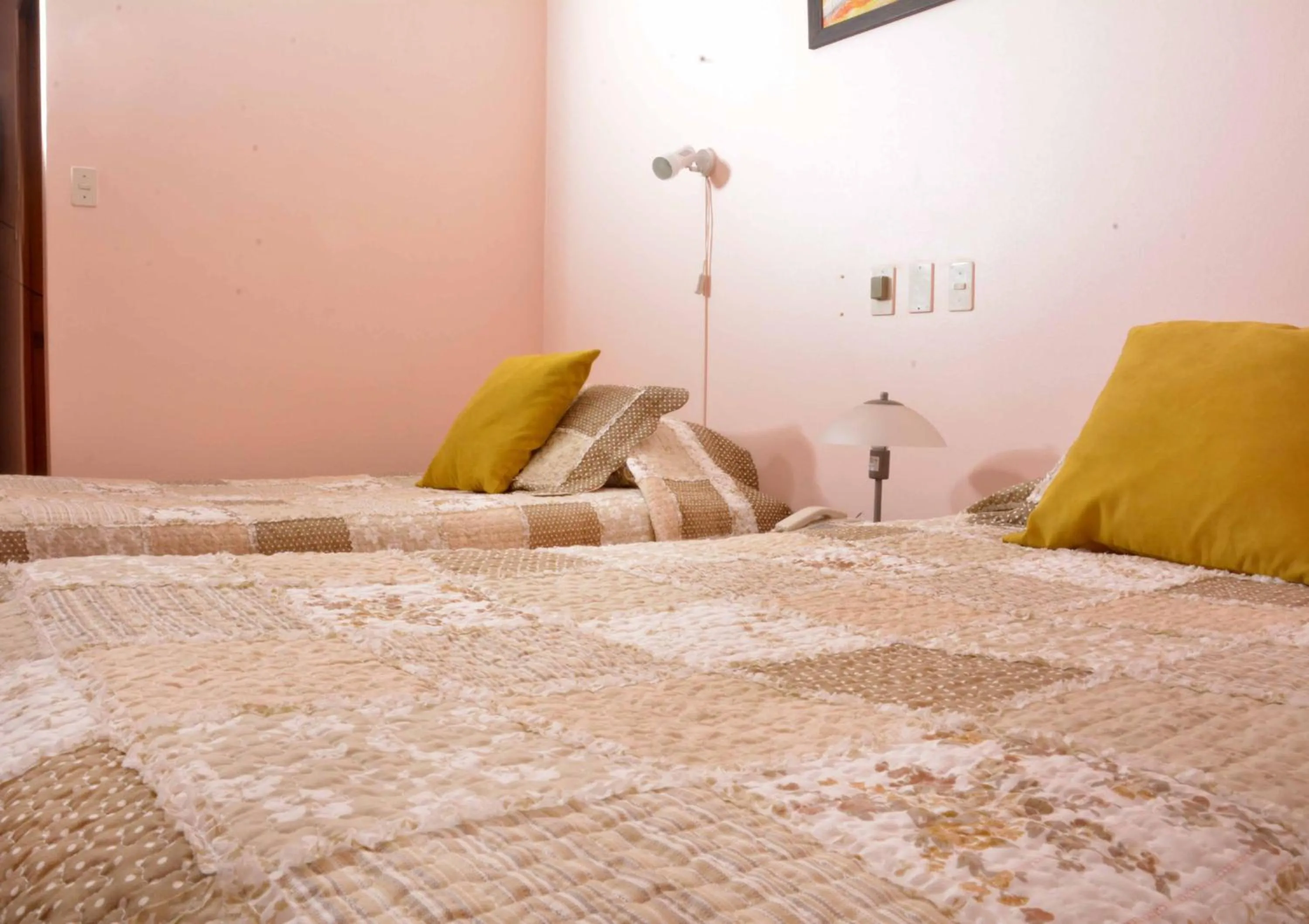 Bed in Hotel San Francisco De la Selva