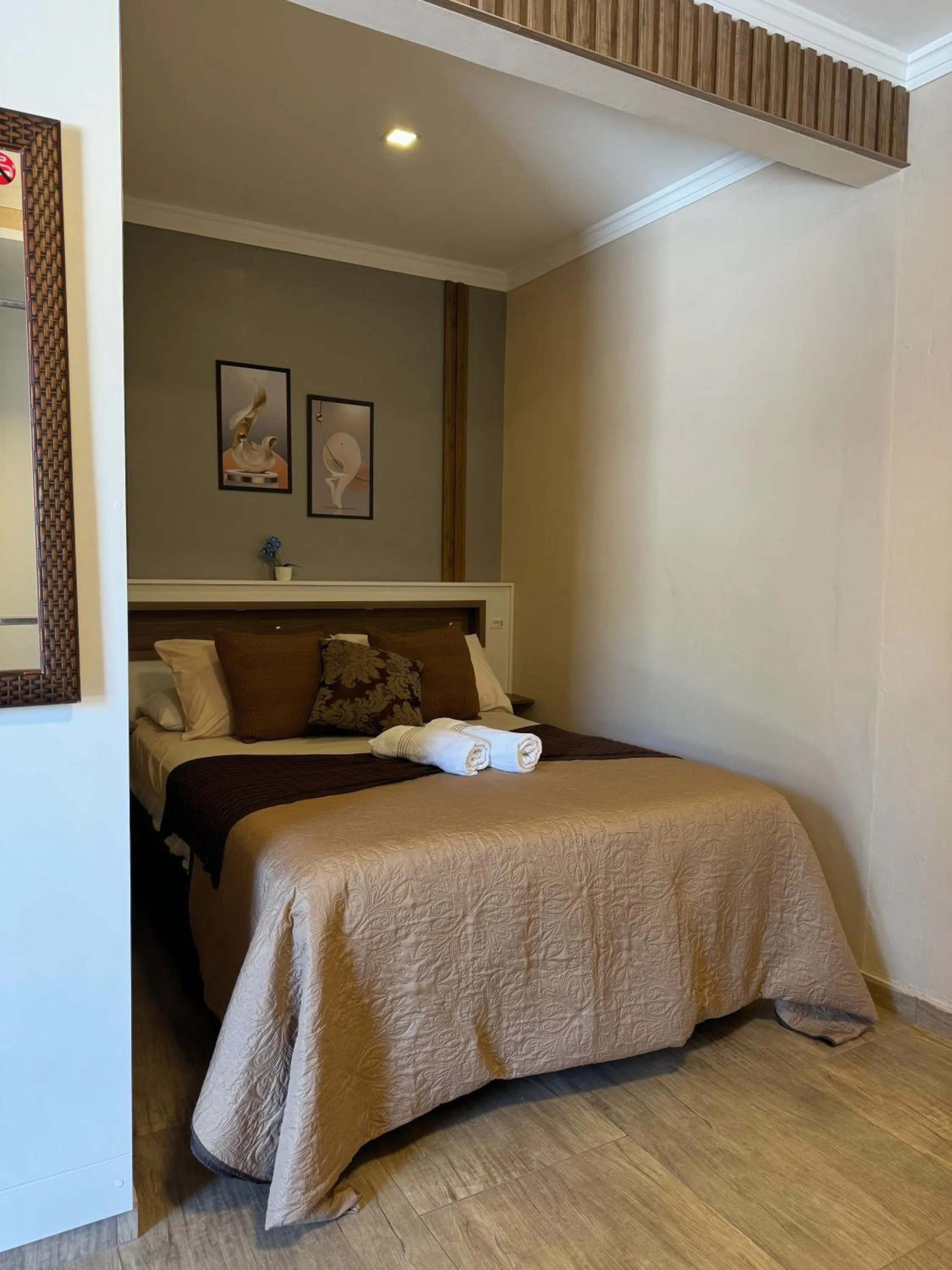 Bed in Hotel Estrela do Mar