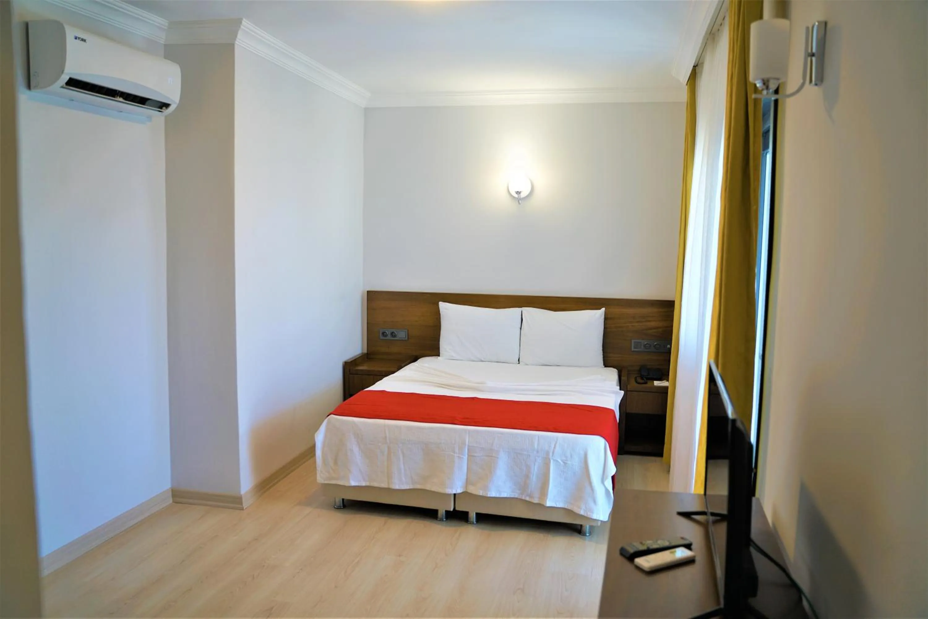 Bed in Modern Life Hotel Bodrum