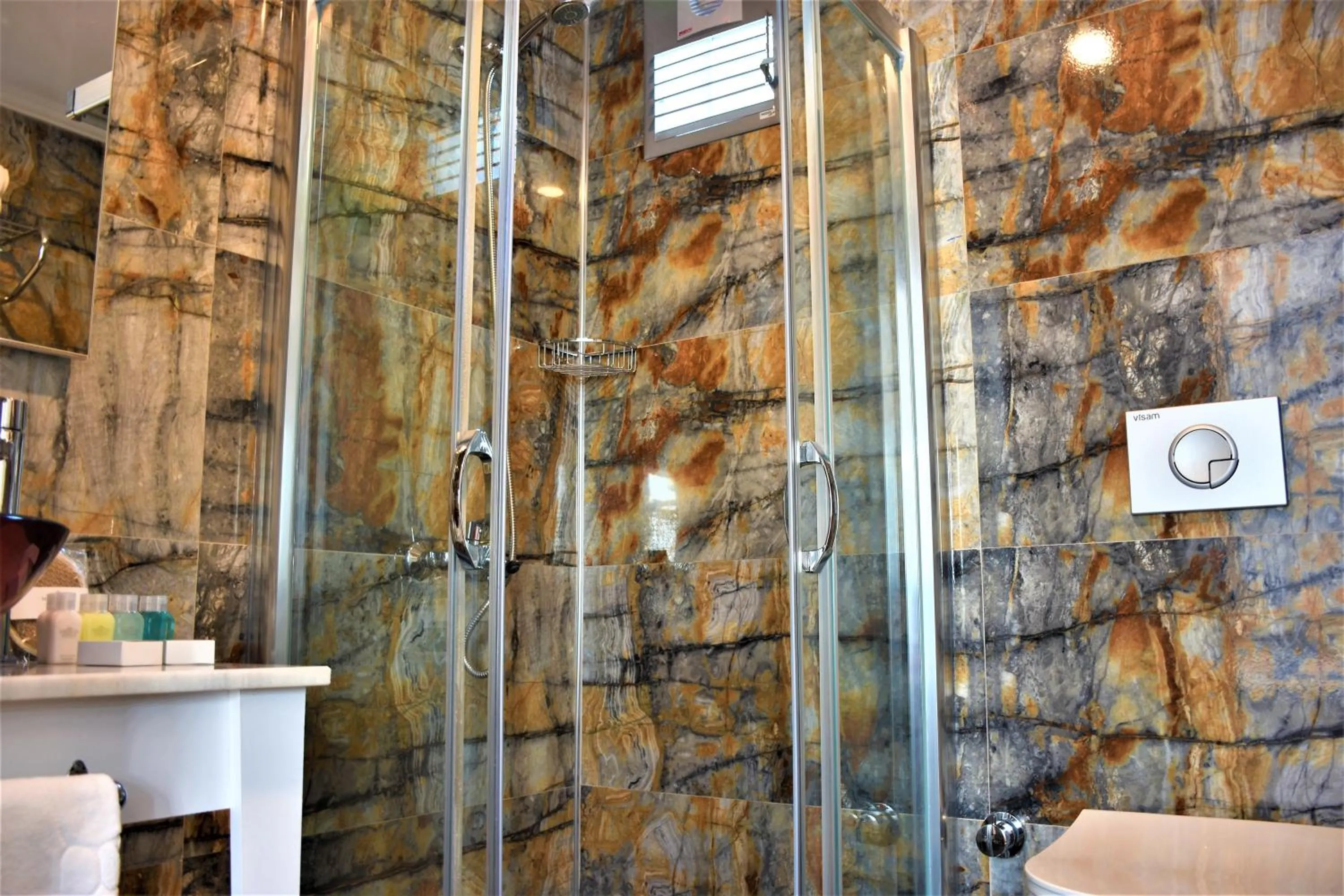 Bathroom in Modern Life Hotel Bodrum