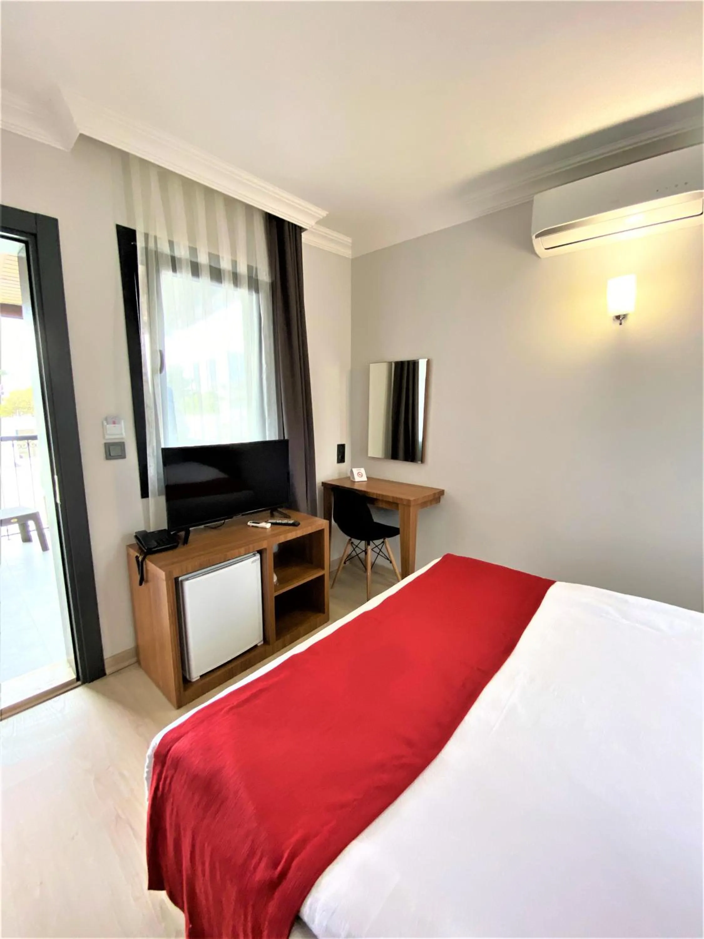 Bed in Modern Life Hotel Bodrum