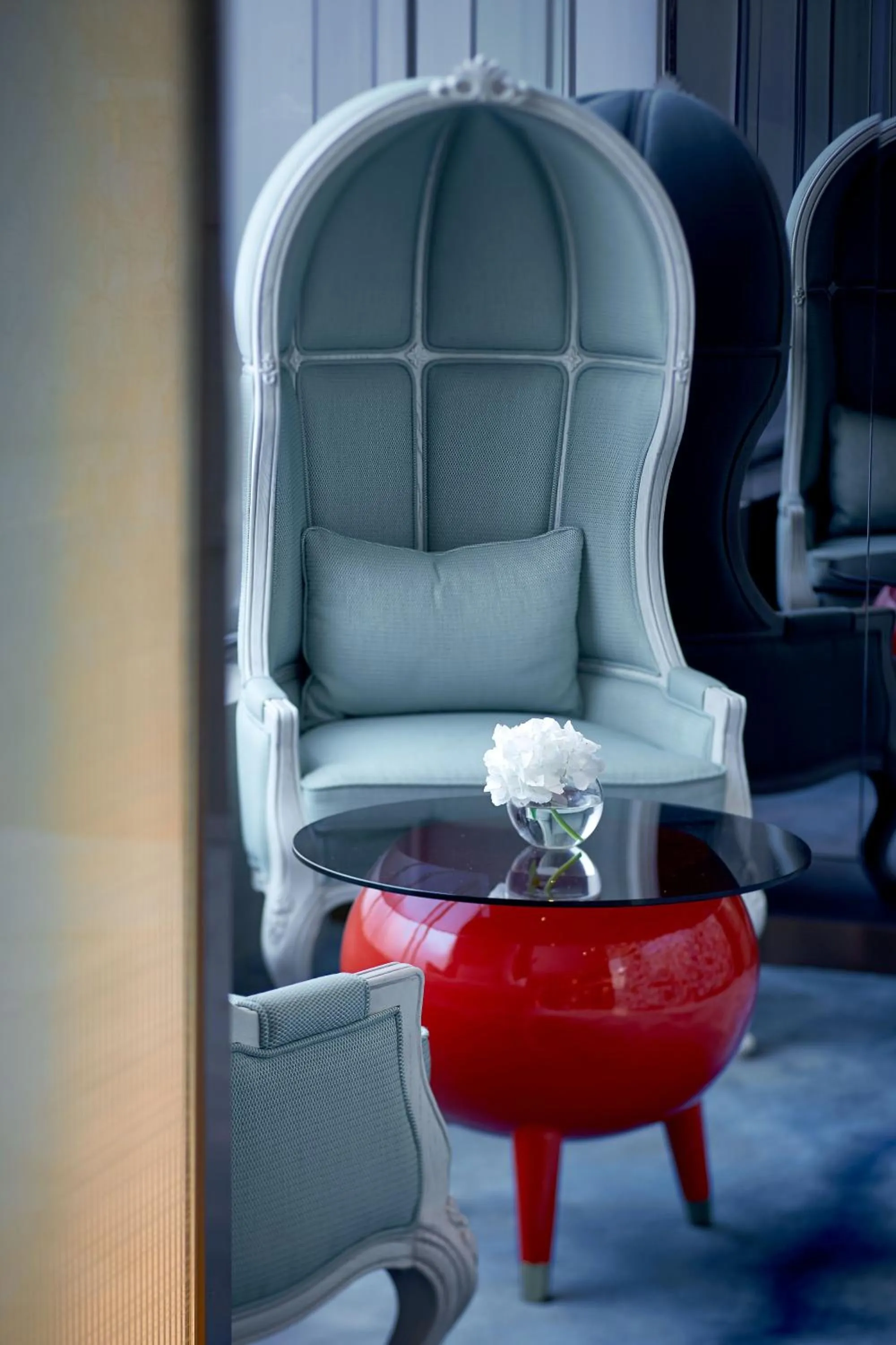 Living room in Dorsett Wanchai, Hong Kong