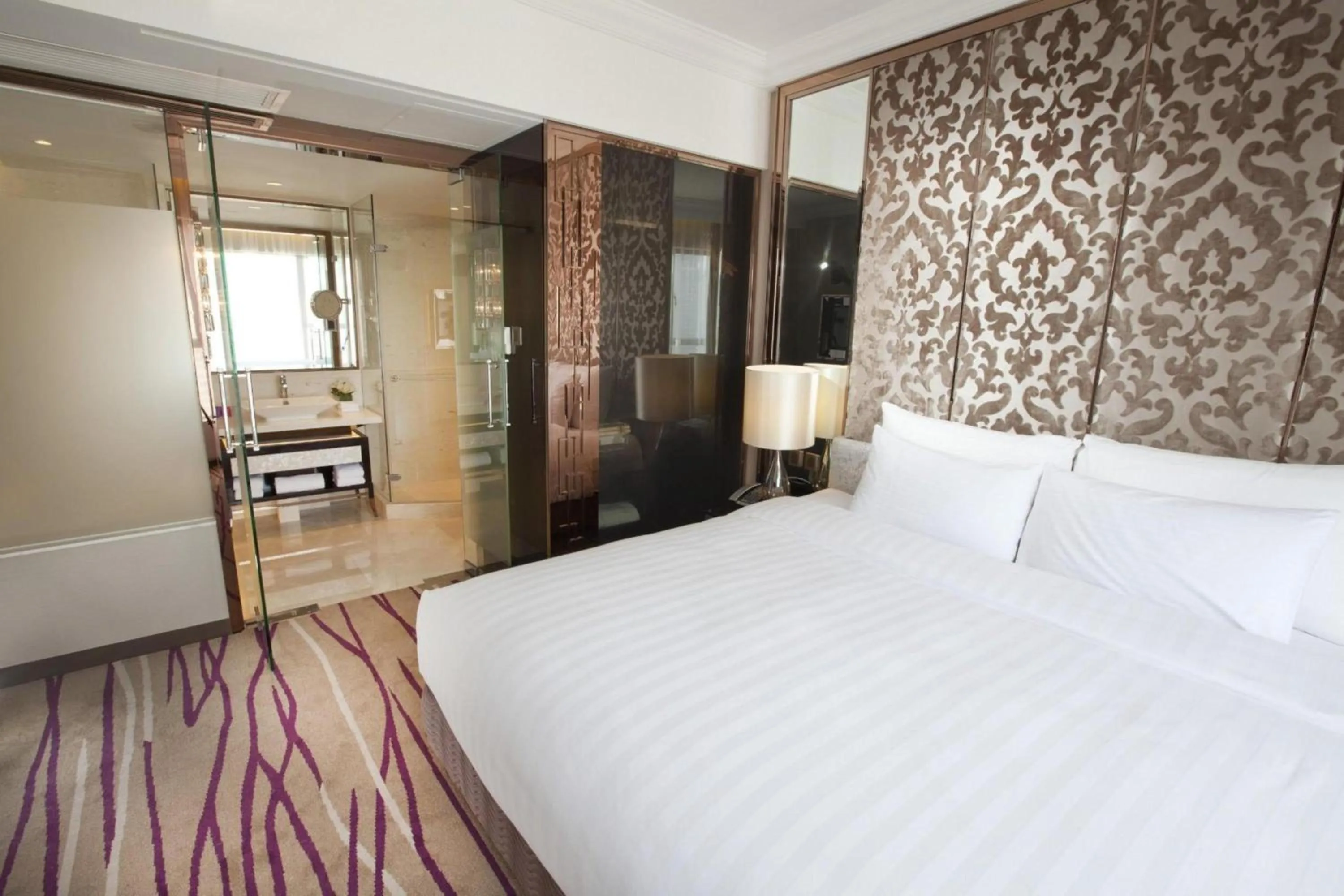 Bed in Dorsett Wanchai, Hong Kong