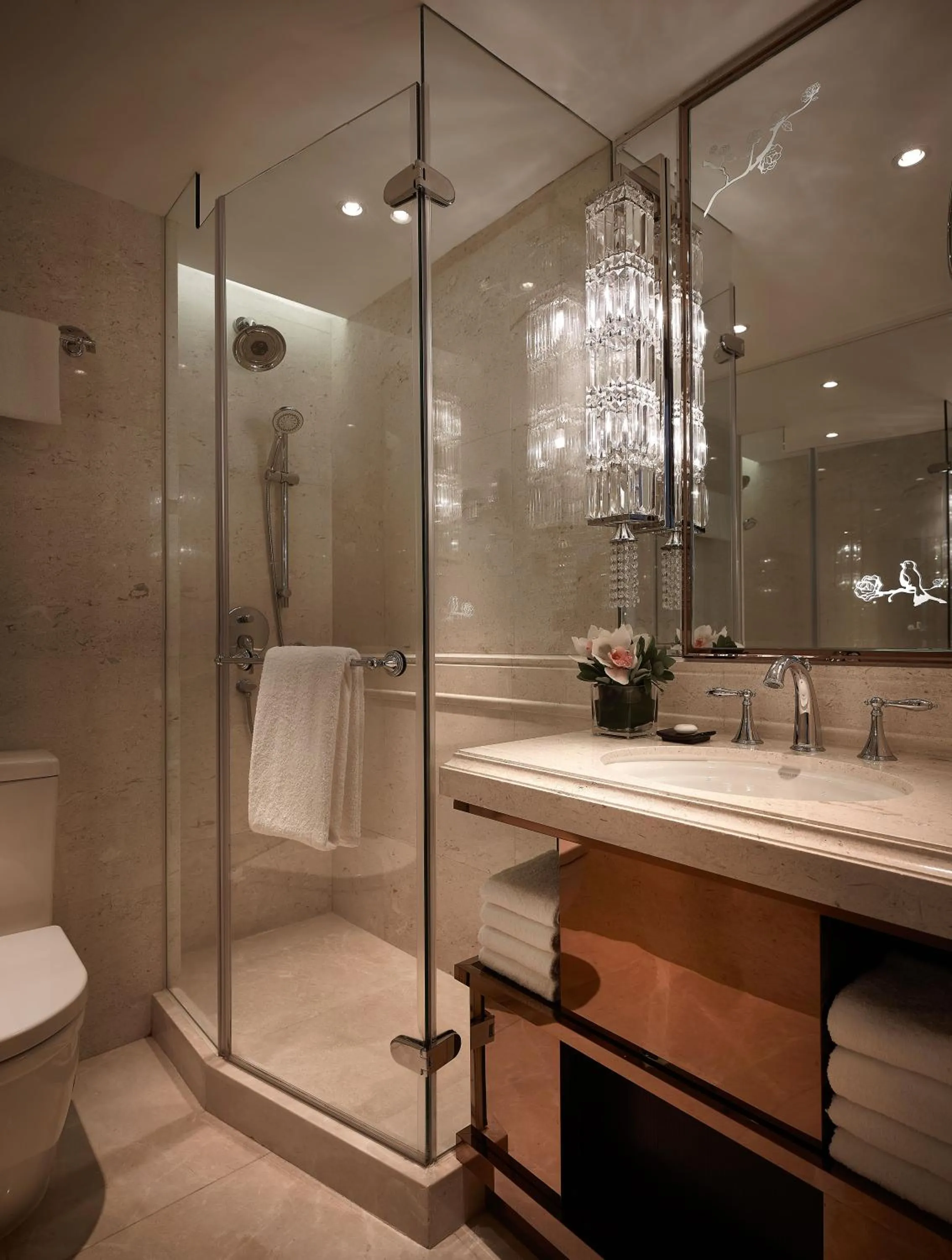 Shower in Dorsett Wanchai, Hong Kong