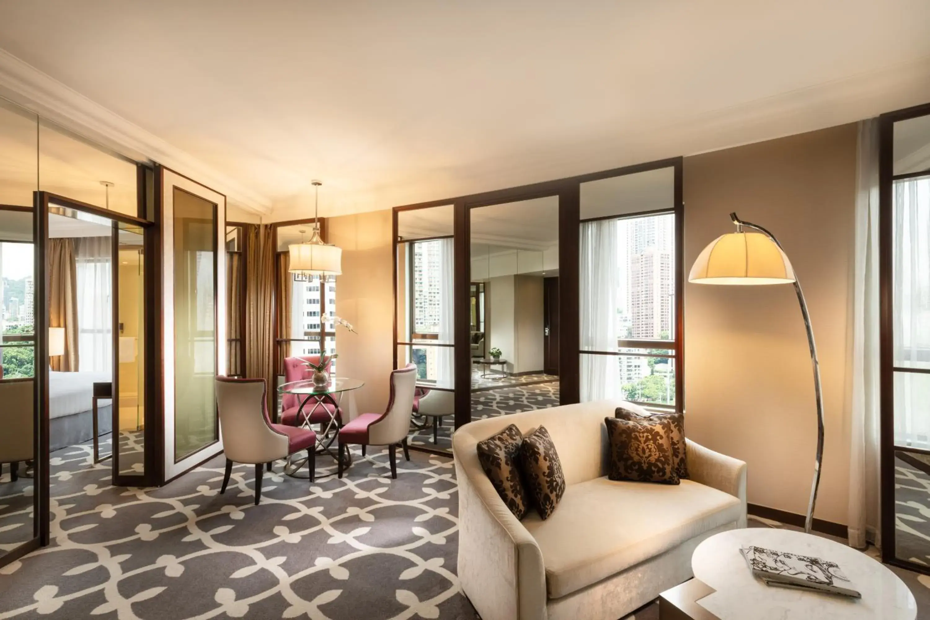 Executive Queen or Twin Suite with Race Course View in Dorsett Wanchai, Hong Kong Executive Queen or Twin Suite with Race Course View in Dorsett Wanchai, Hong Kong