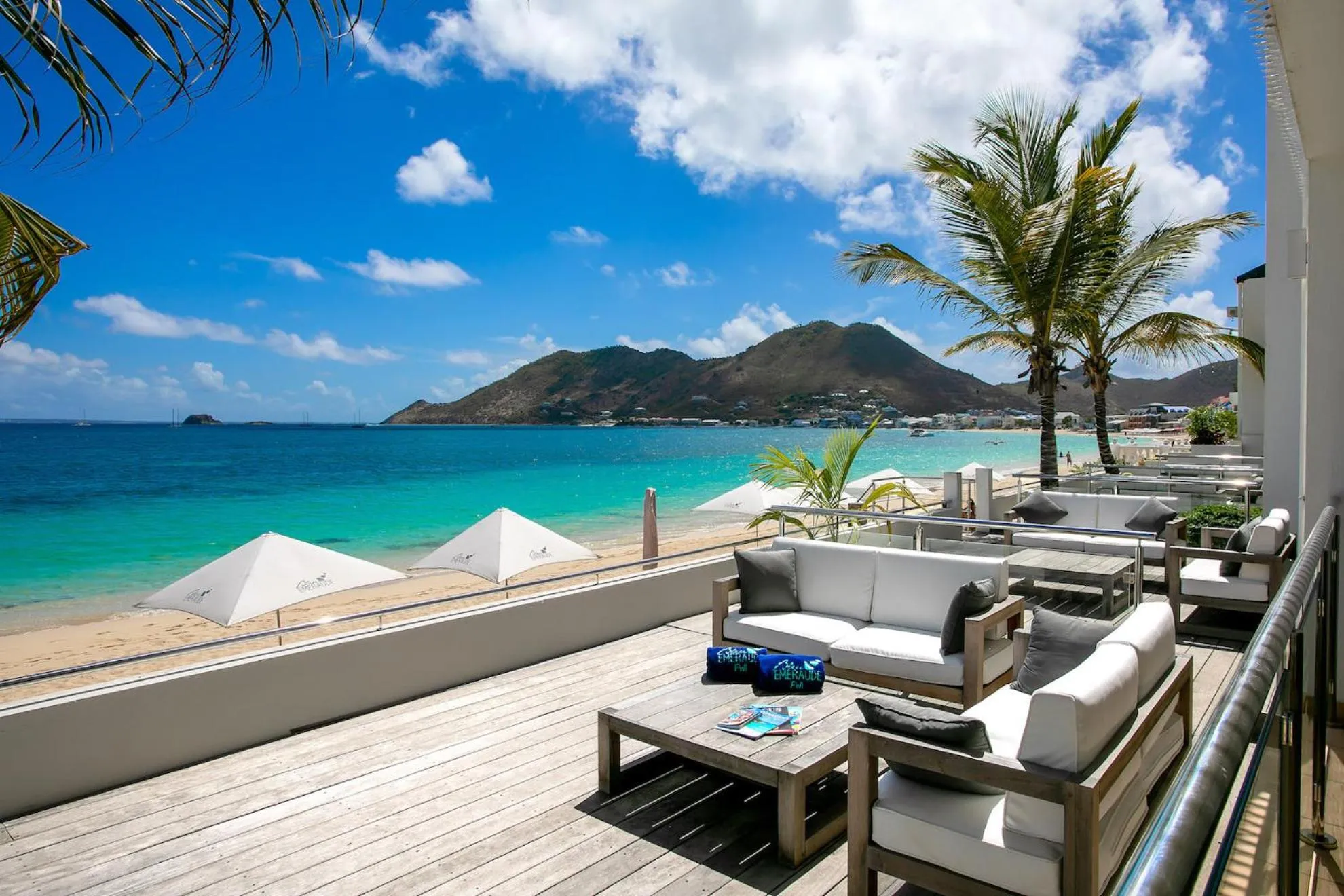 Beach in Bleu Emeraude Hotel