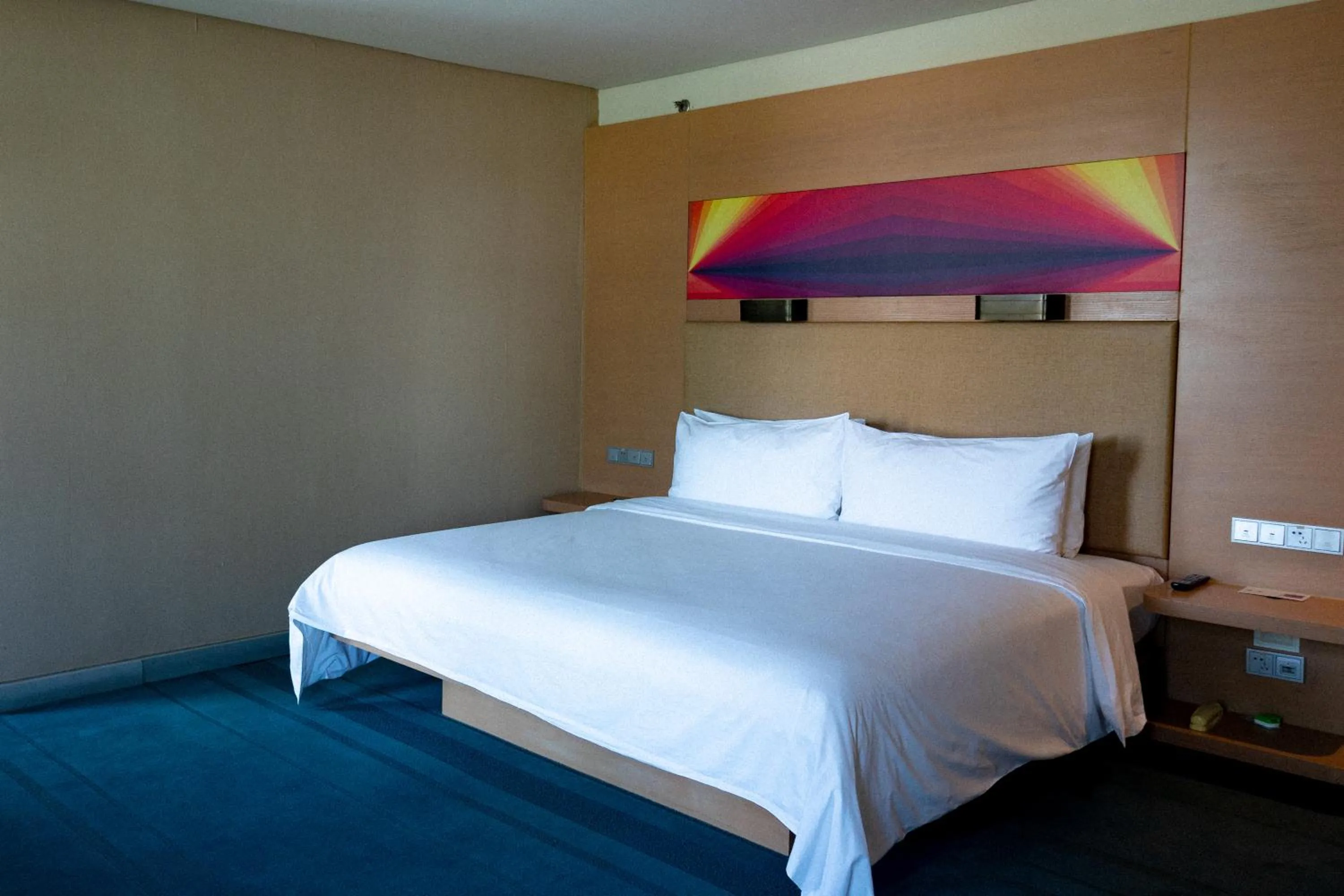 Bed in Funiu Mountain Hotel