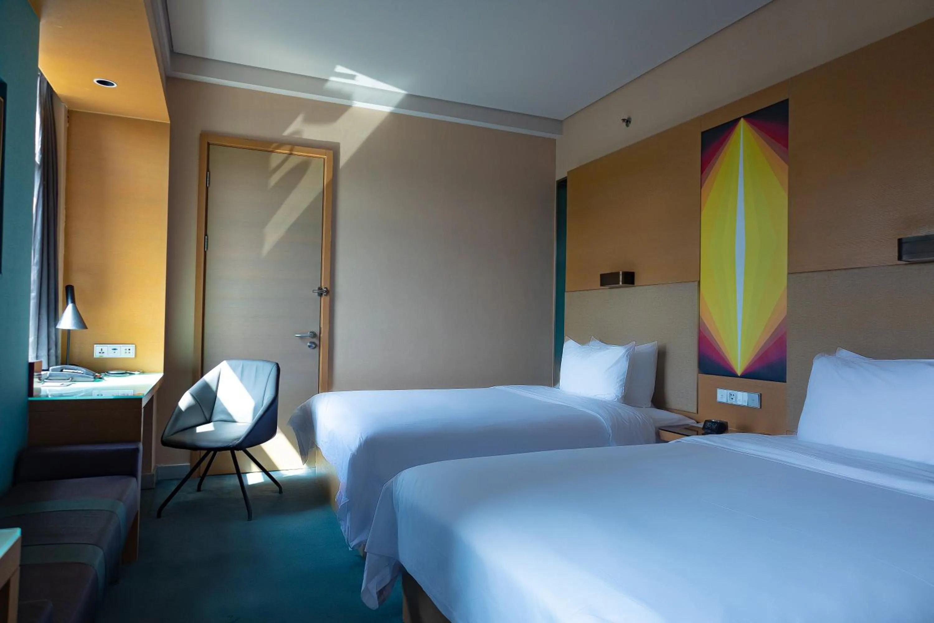 Bed in Funiu Mountain Hotel