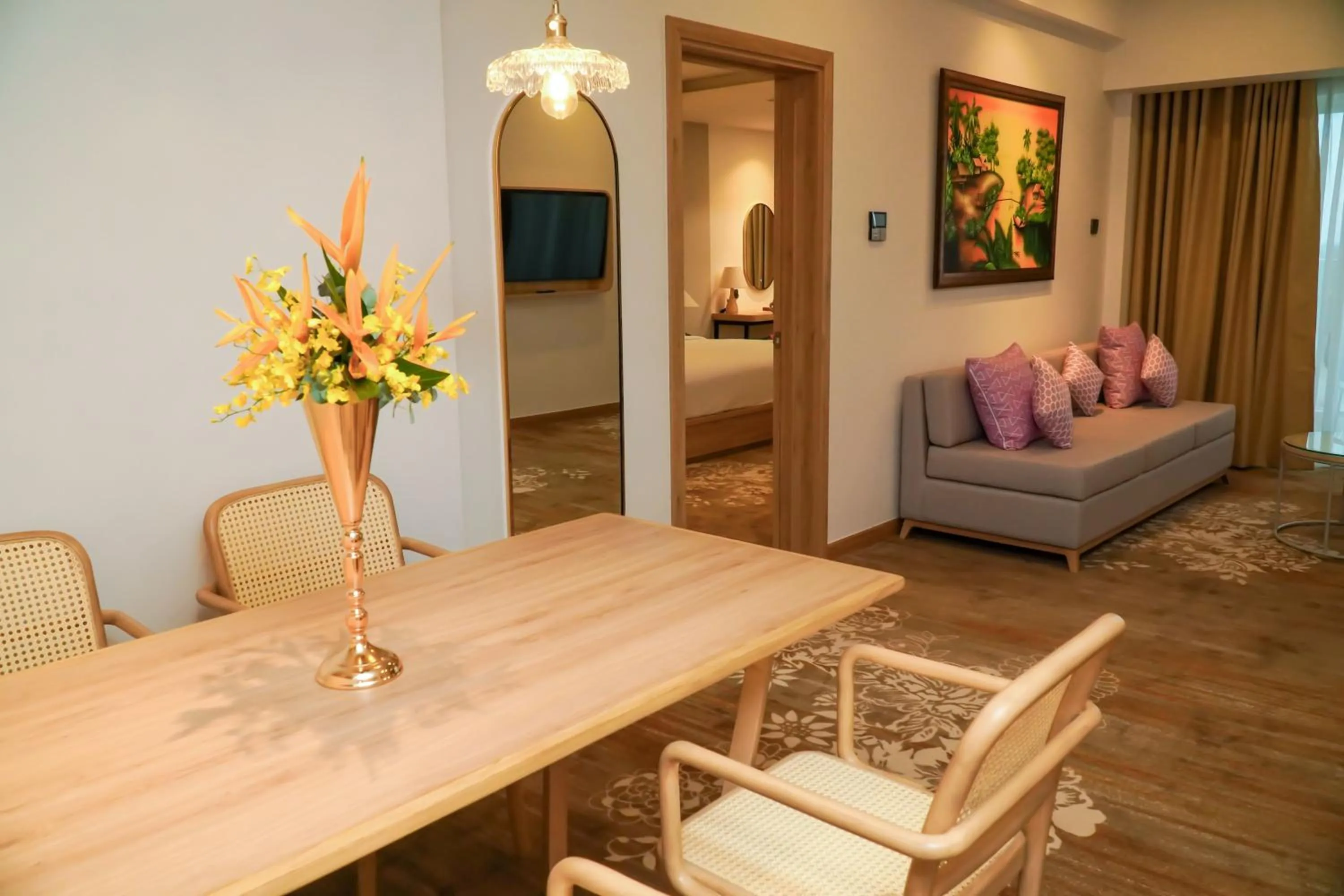 Living room in TTC Hotel Can Tho