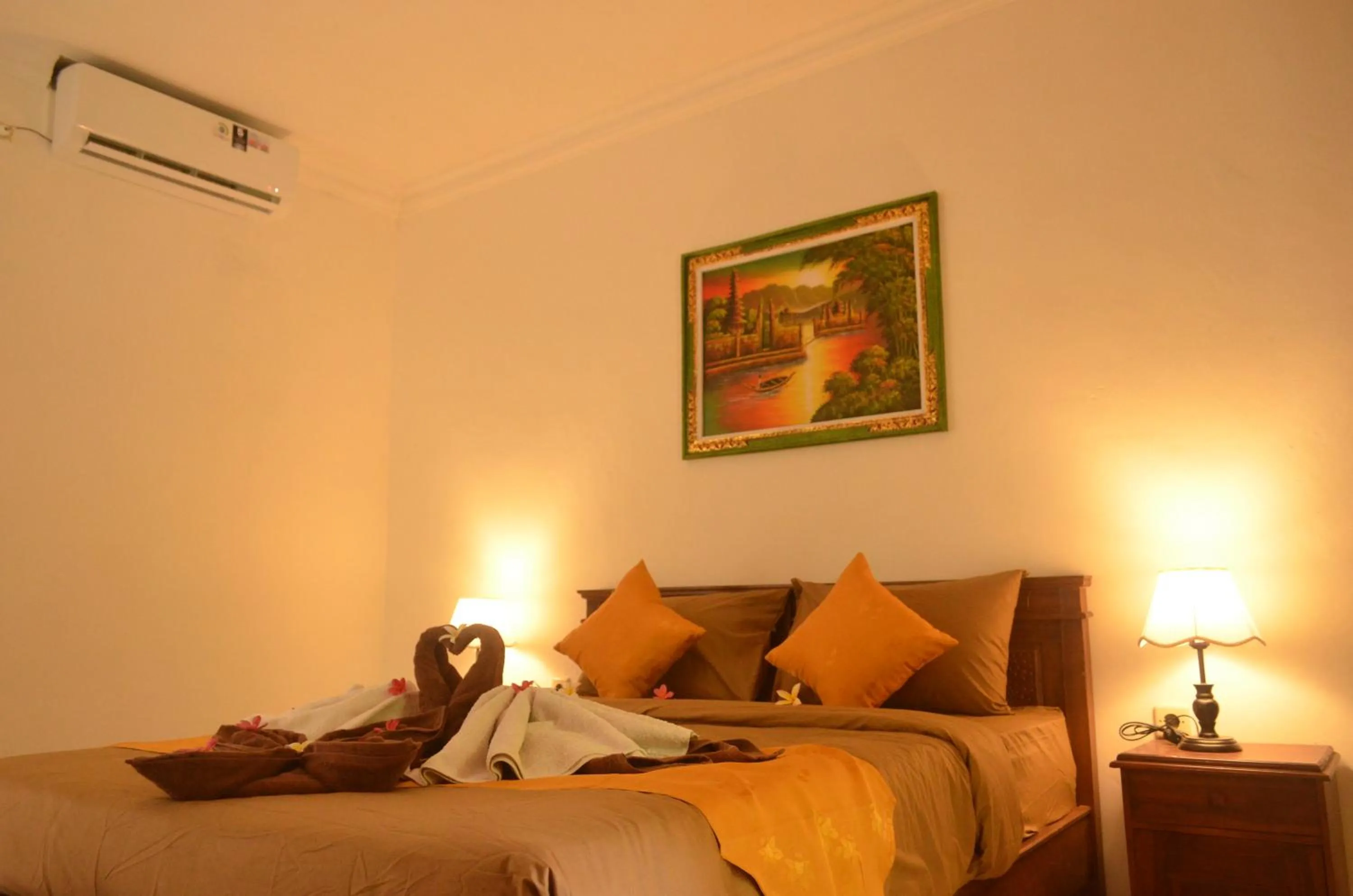 Bed in The Rahayu Cottage